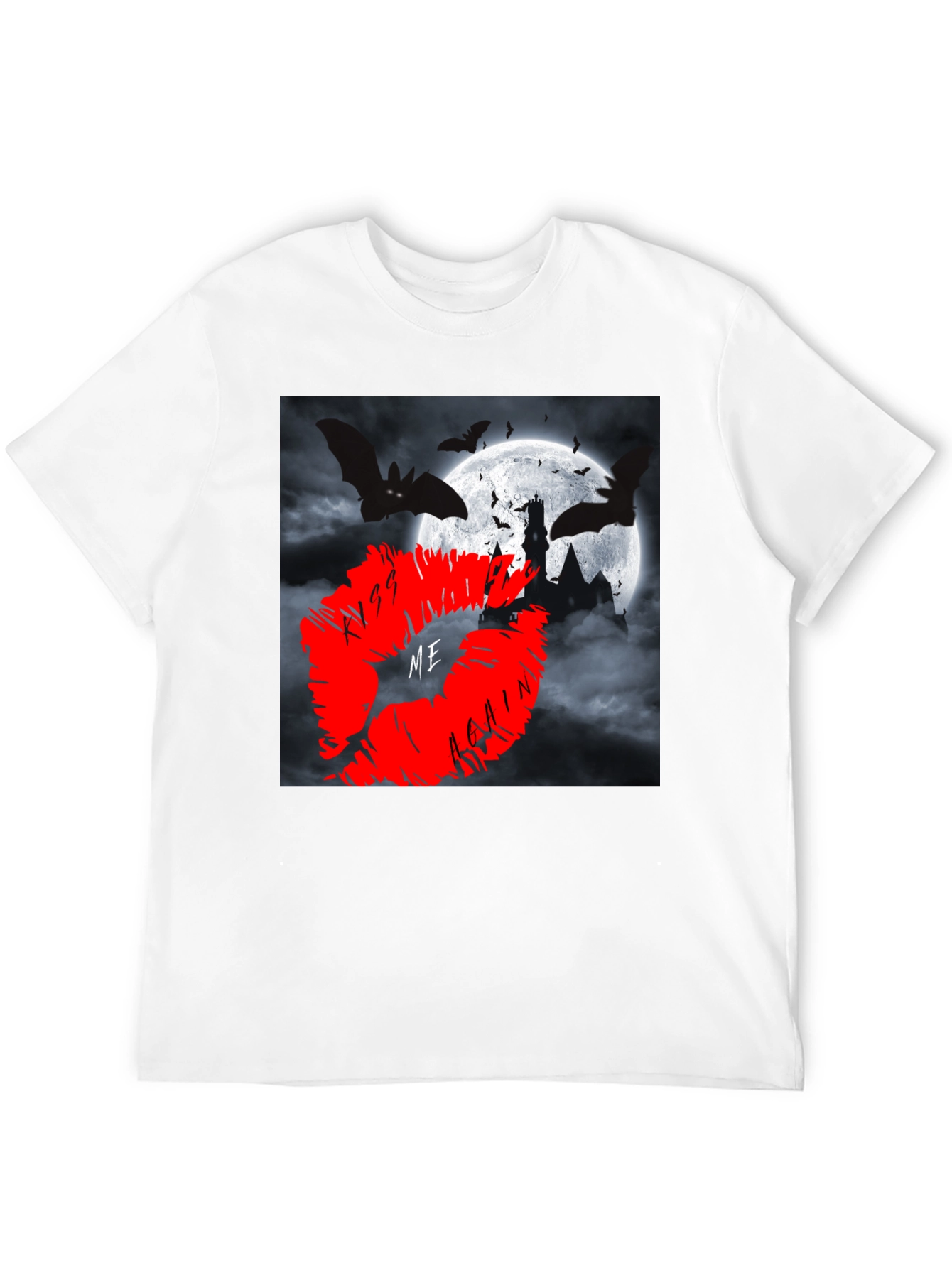 Kiss Me Again T-Shirt - Spooky Halloween Design