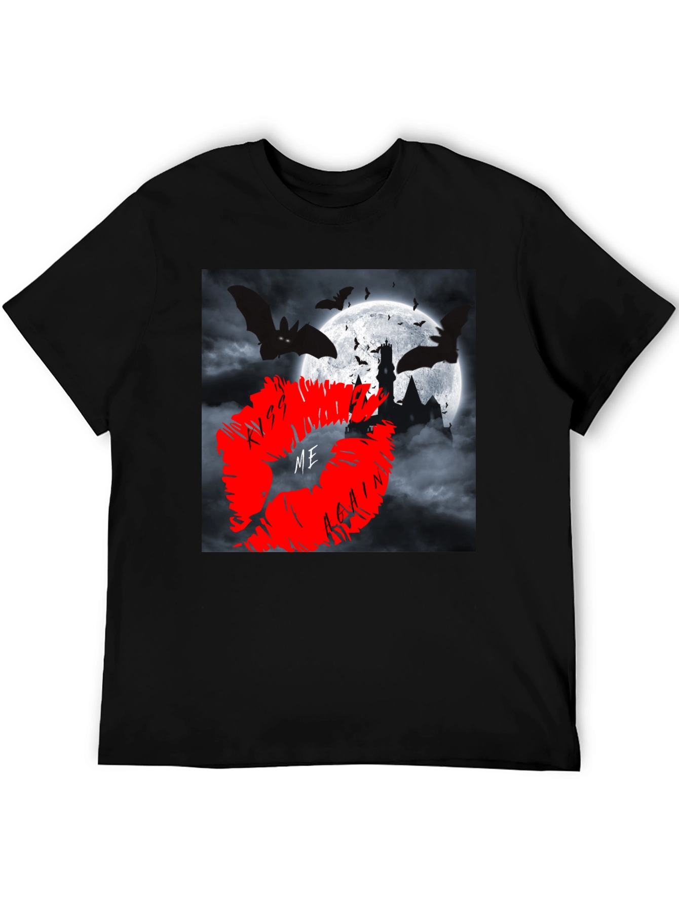 Kiss Me Again T-Shirt - Spooky Halloween Design