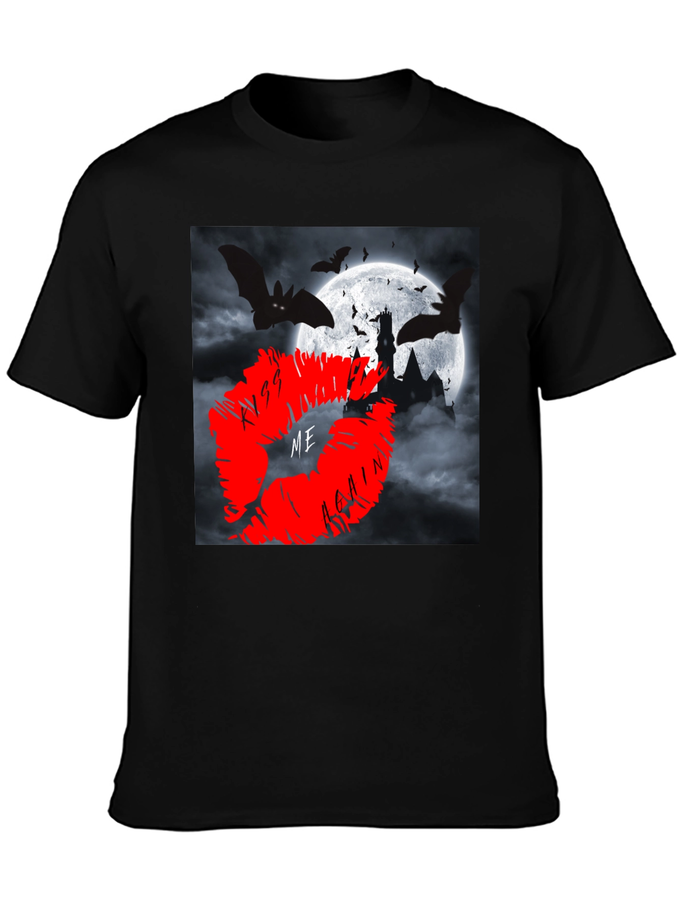 Kiss Me Again T-Shirt - Spooky Halloween Design
