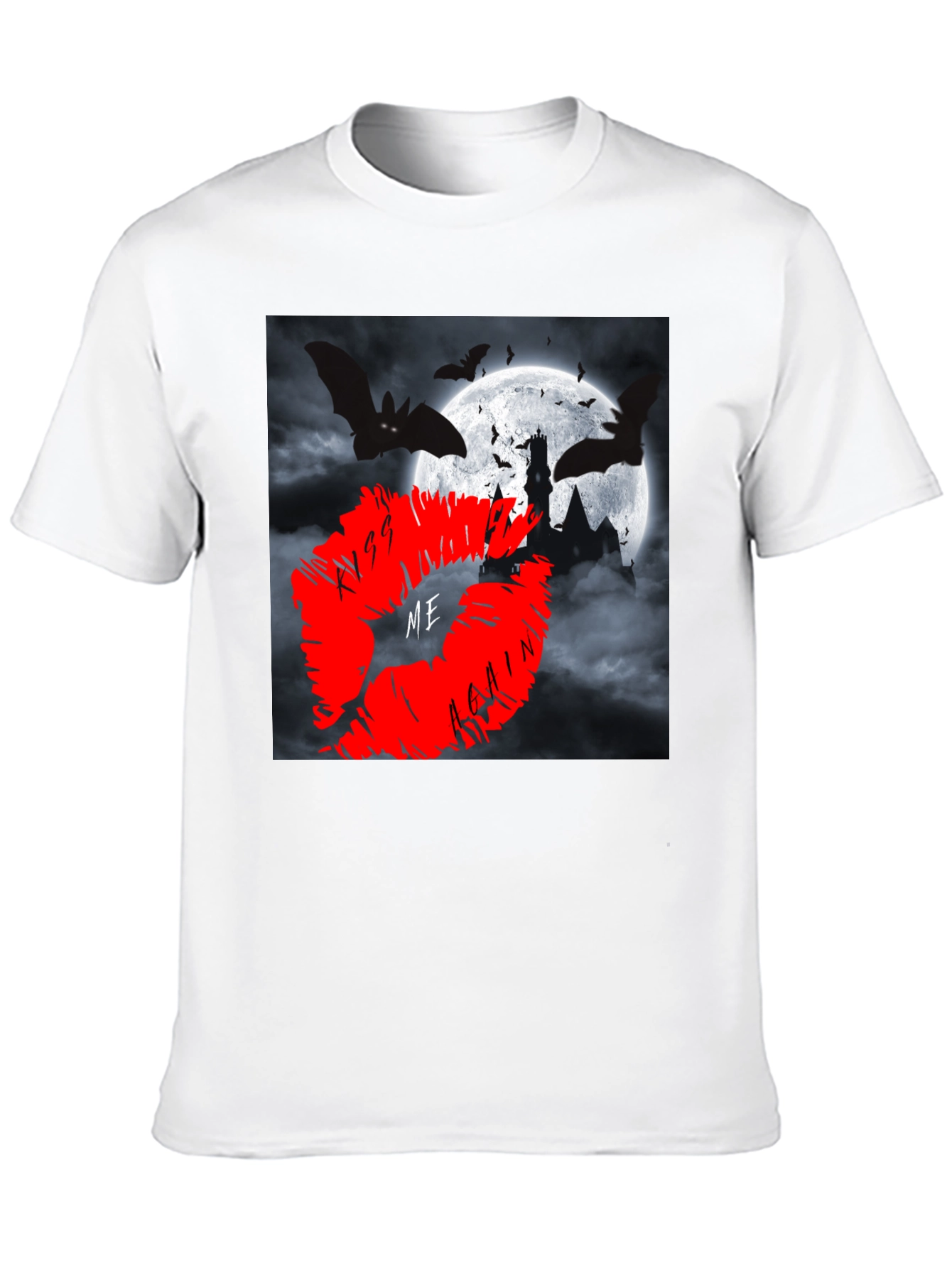 Kiss Me Again T-Shirt - Spooky Halloween Design