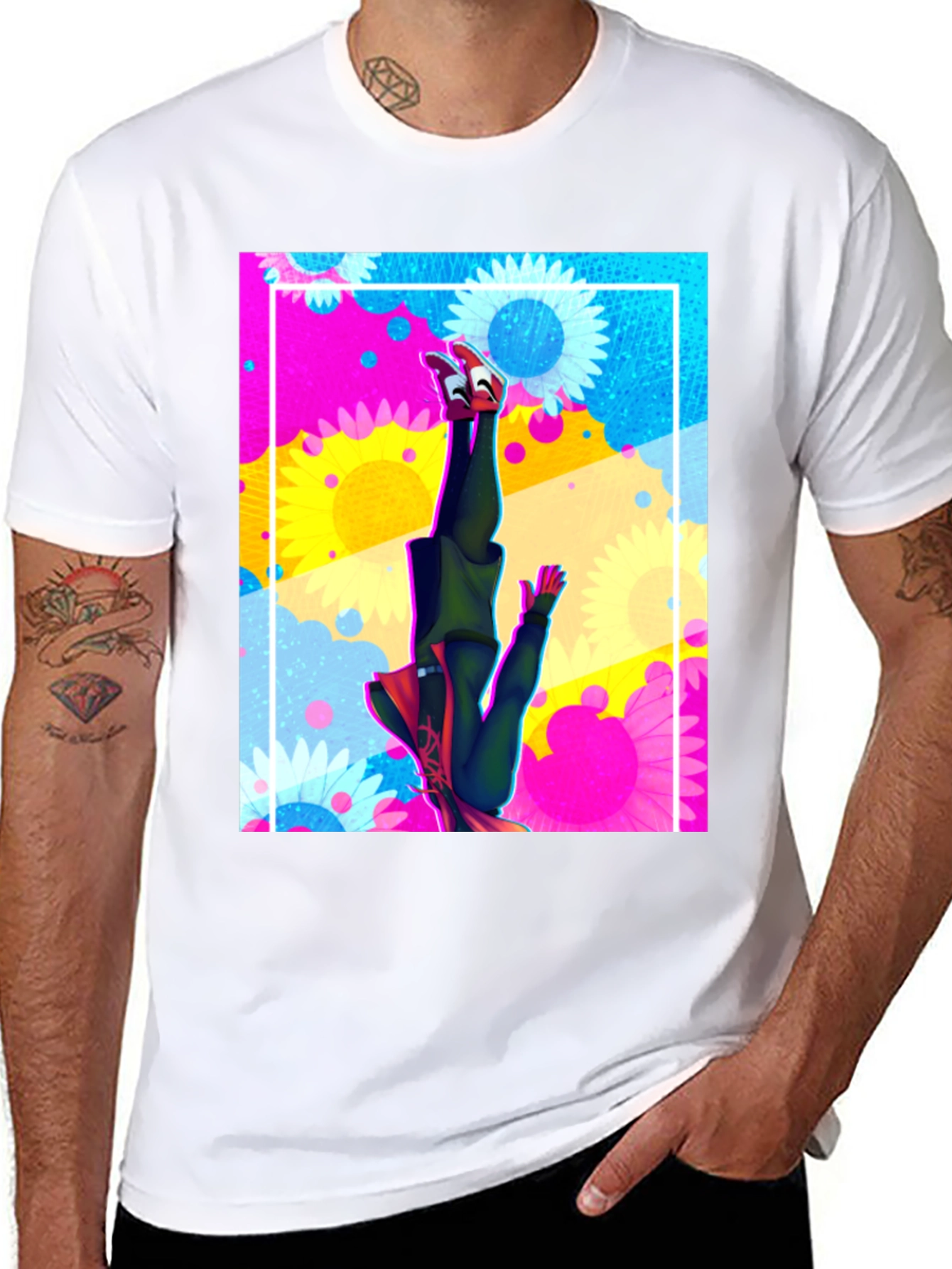 Miles Morales Upside Down Graphic Tee