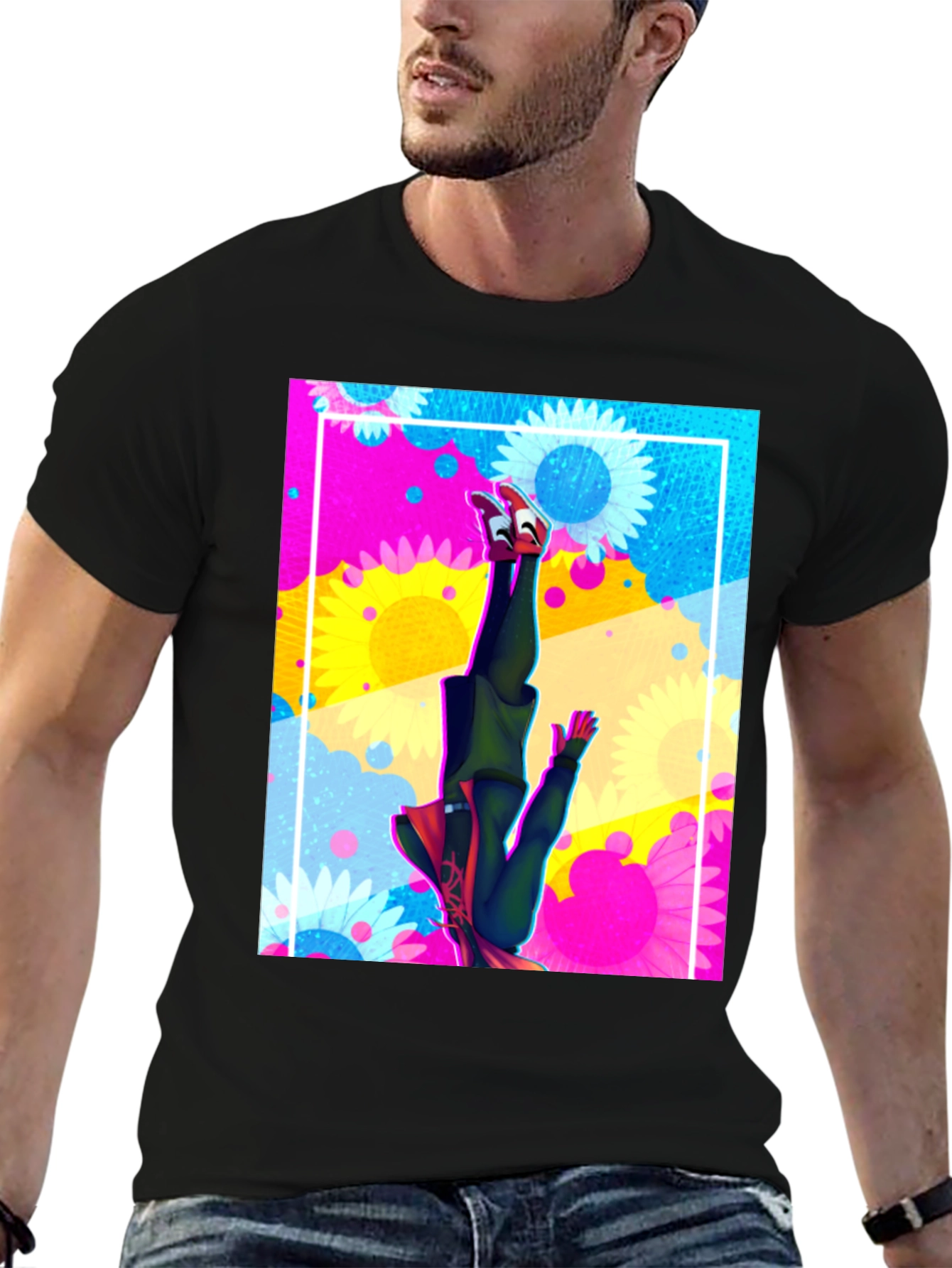 Miles Morales Upside Down Graphic Tee