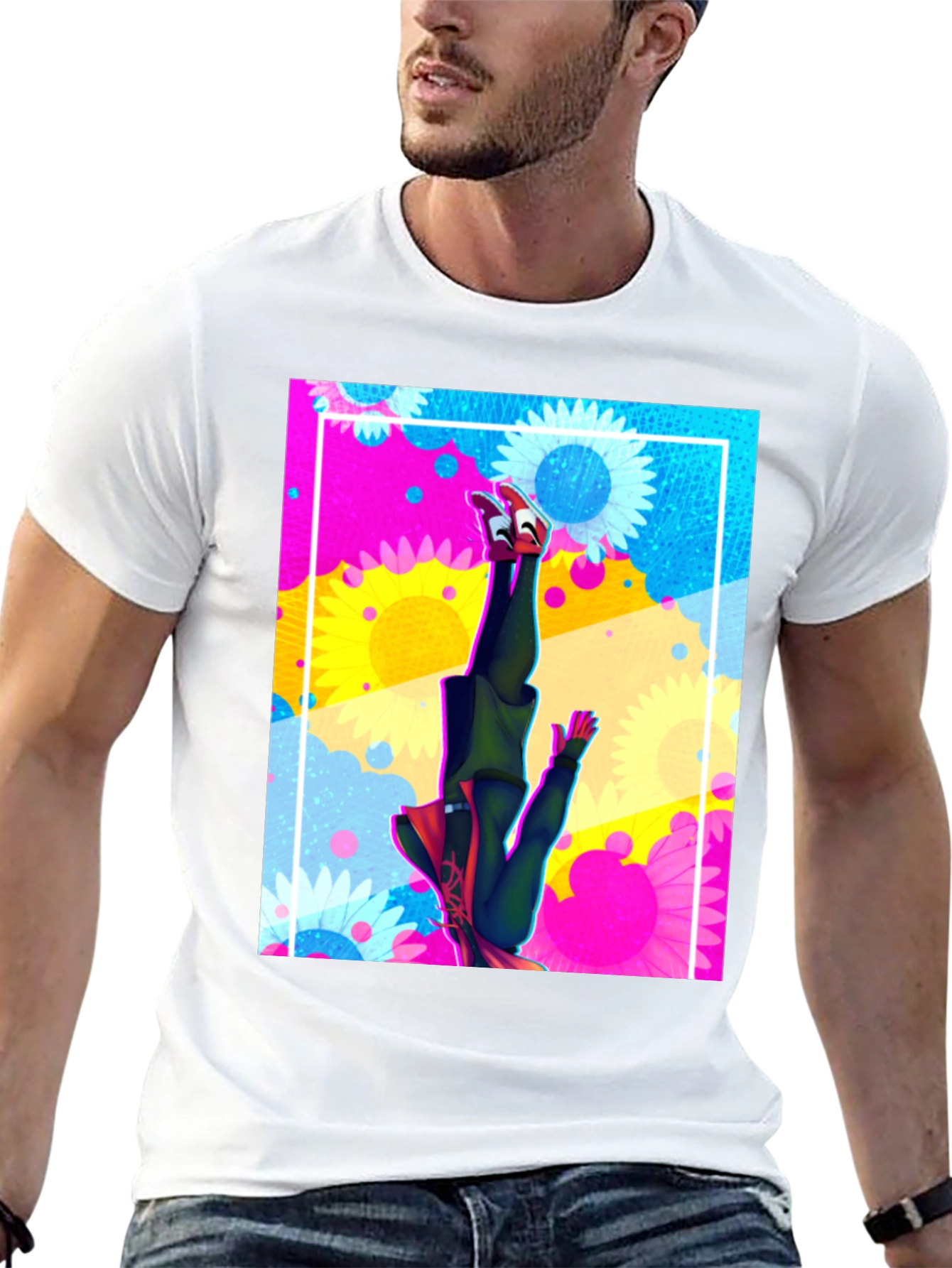 Miles Morales Upside Down Graphic Tee