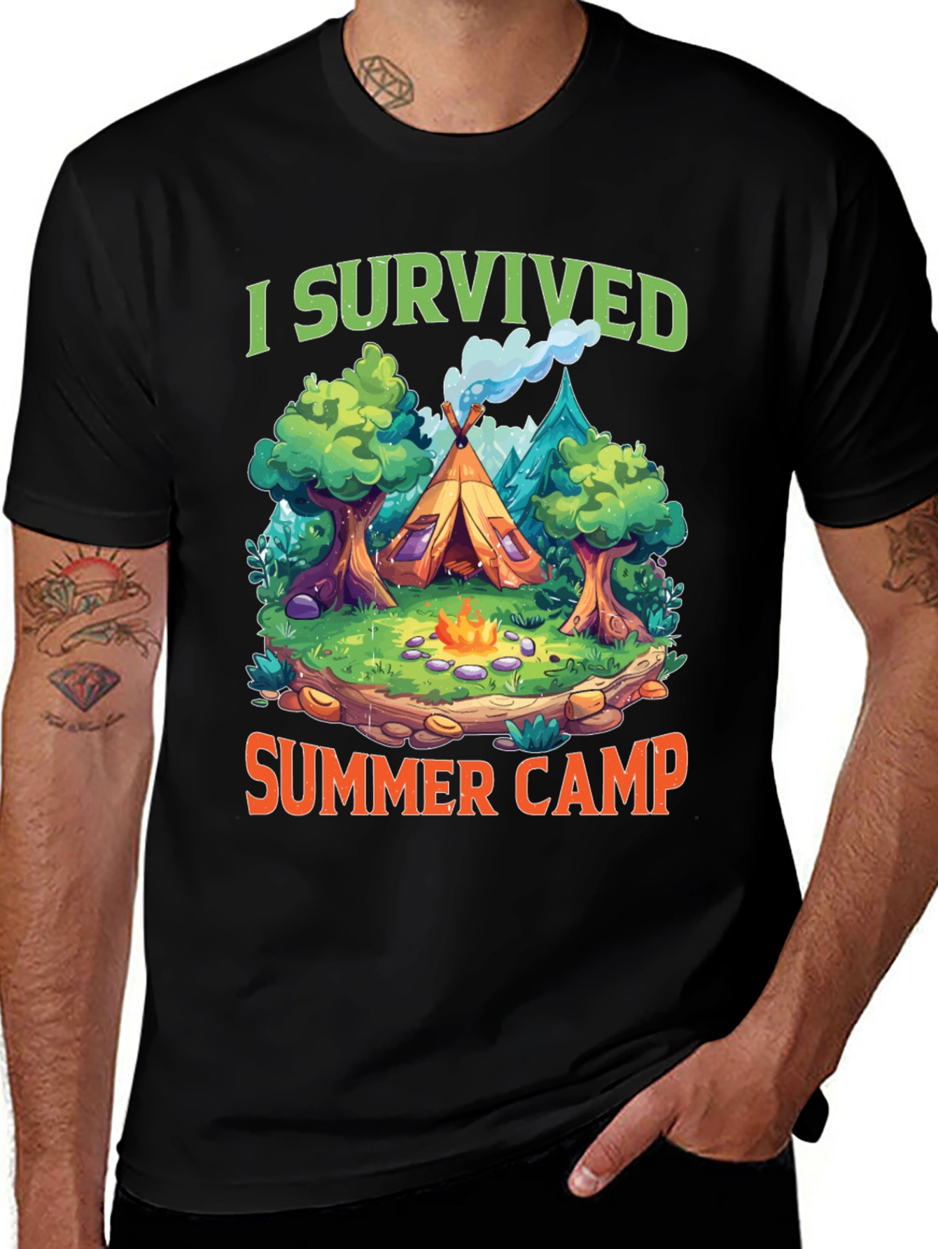 I Survived Summer Camp T-Shirt