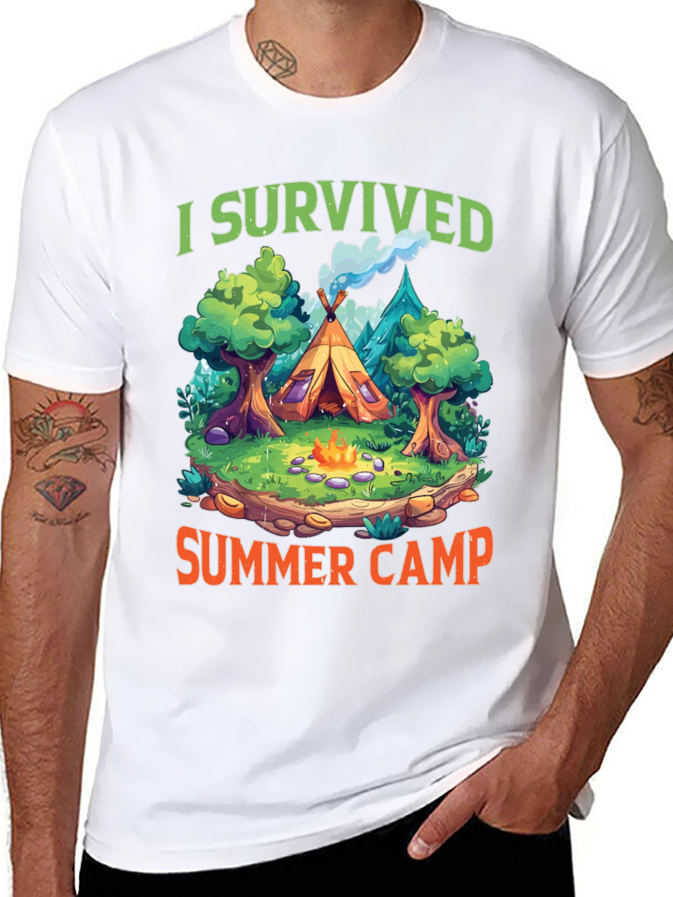 I Survived Summer Camp T-Shirt