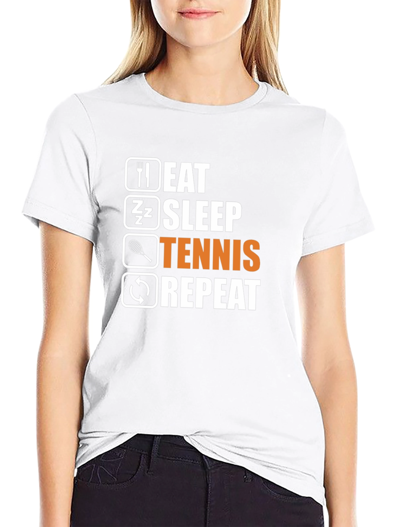 Eat Sleep Tennis Repeat T-Shirt