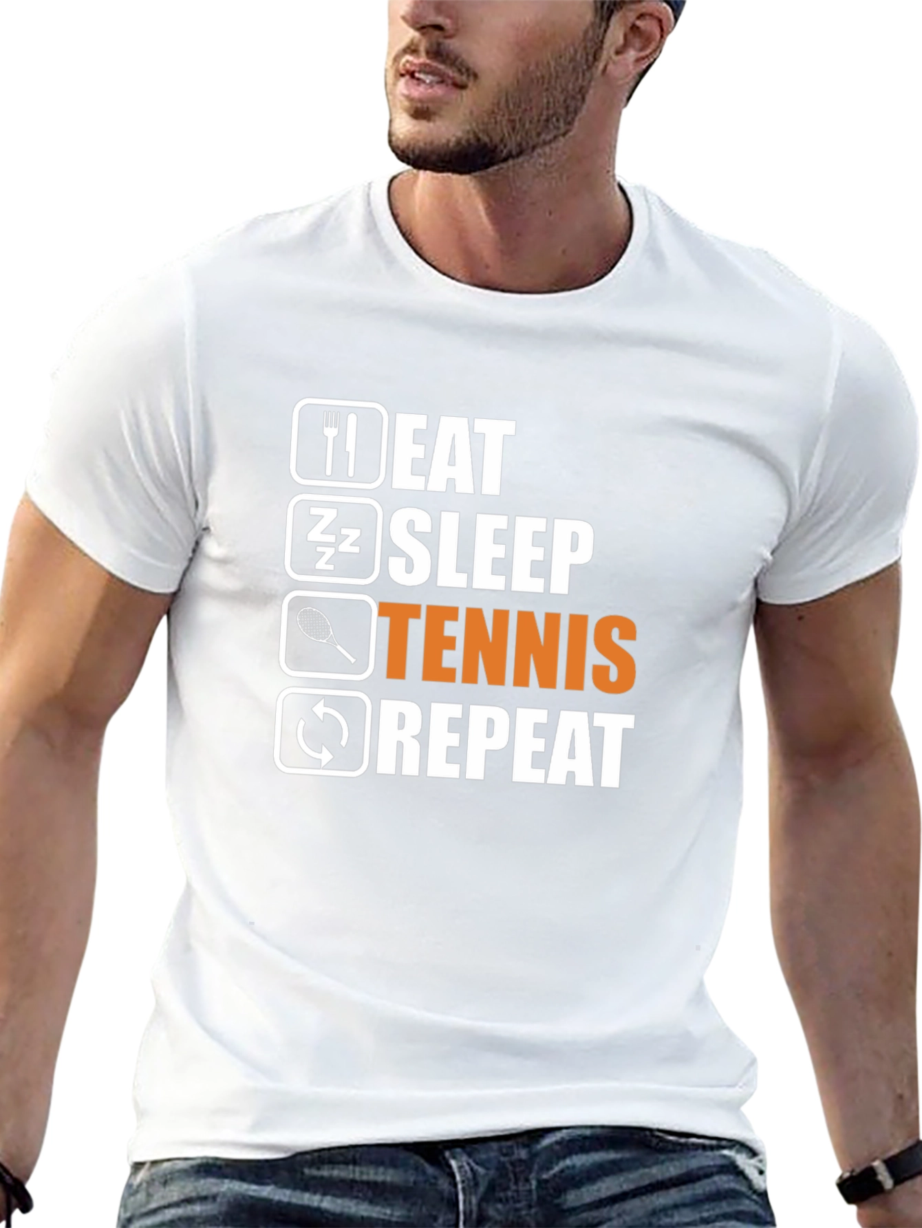 Eat Sleep Tennis Repeat T-Shirt