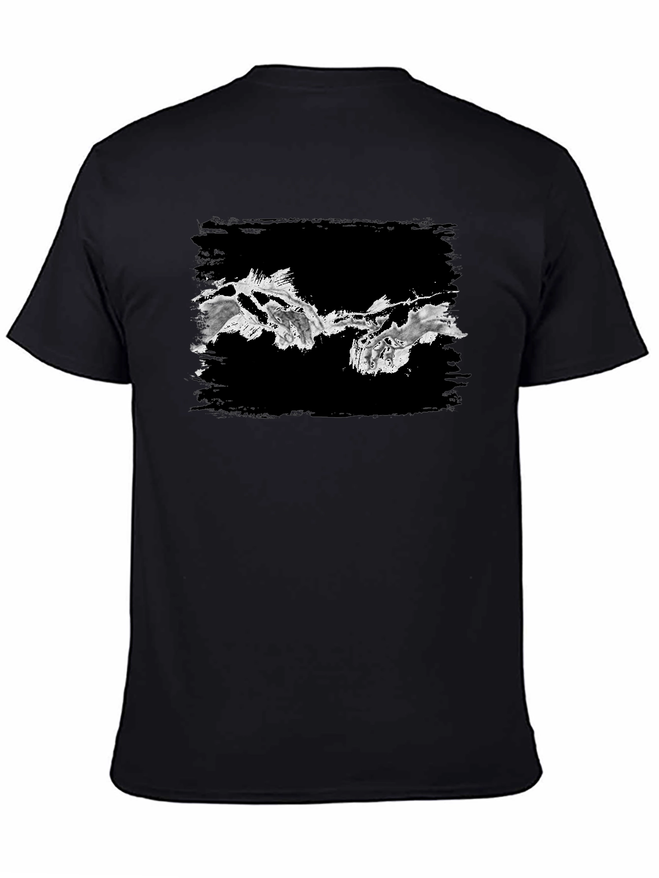 Creation of Adam Inspired Graphic Tee - Black