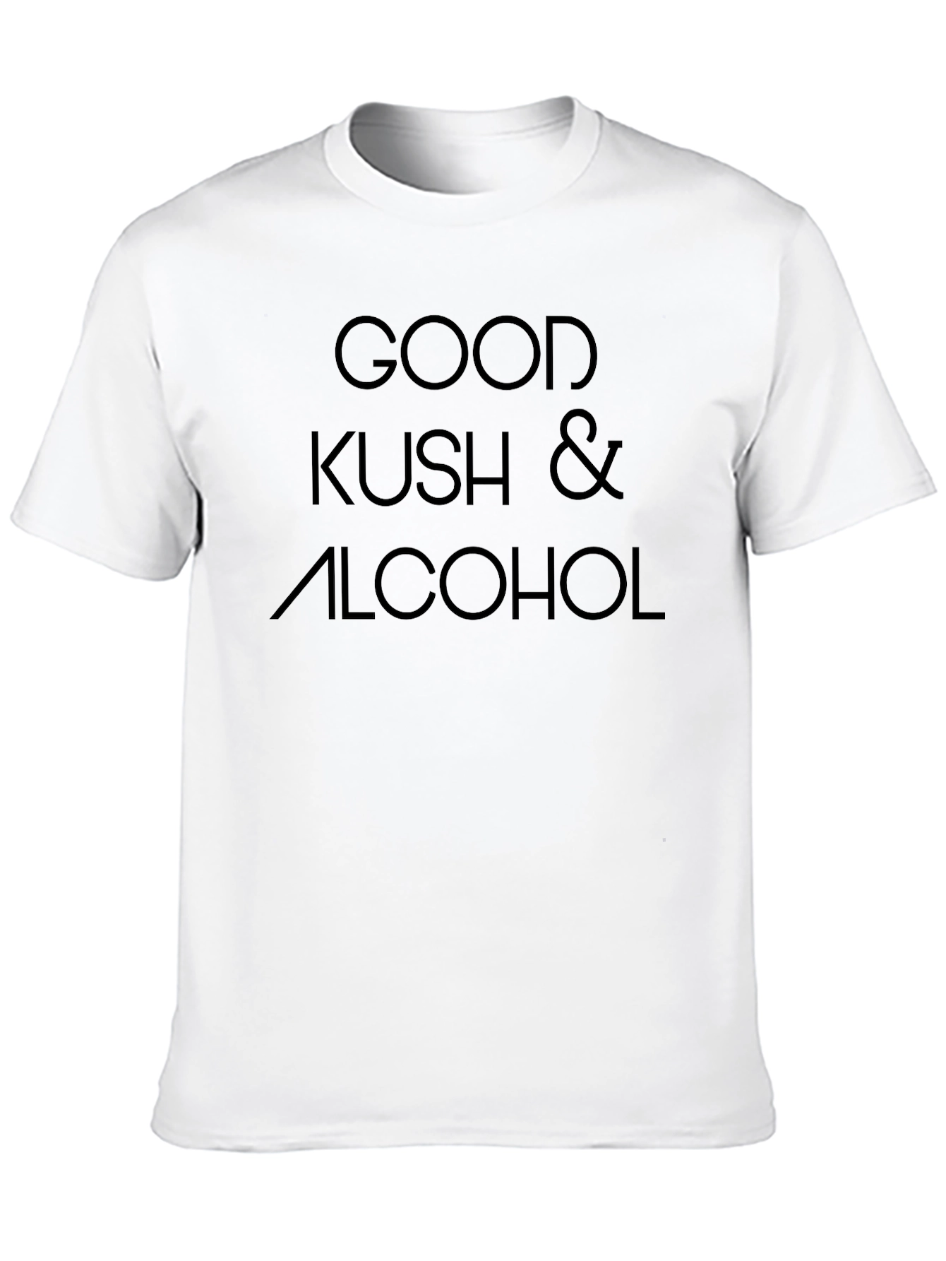 Good Kush & Alcohol Graphic T-Shirt