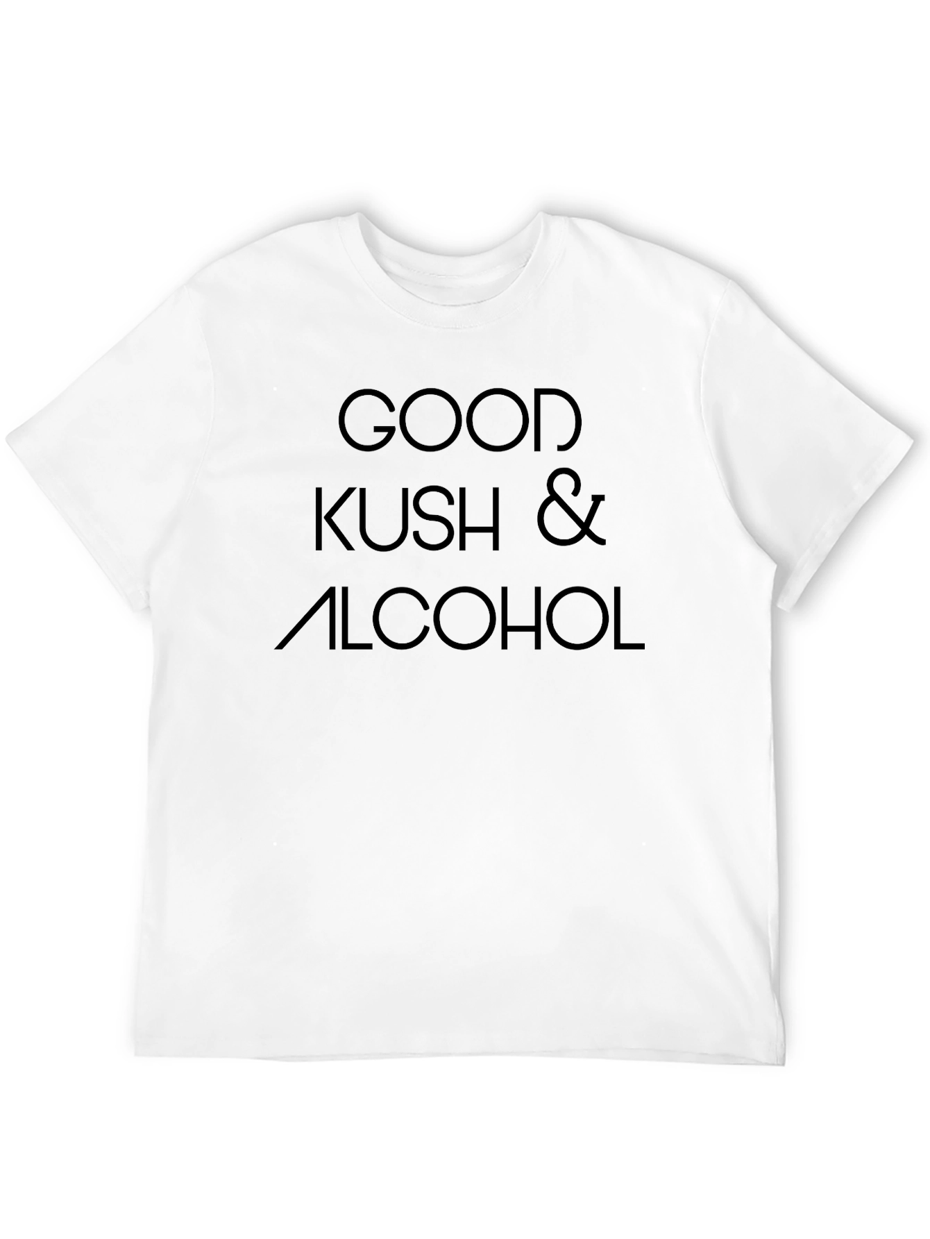 Good Kush & Alcohol Graphic T-Shirt