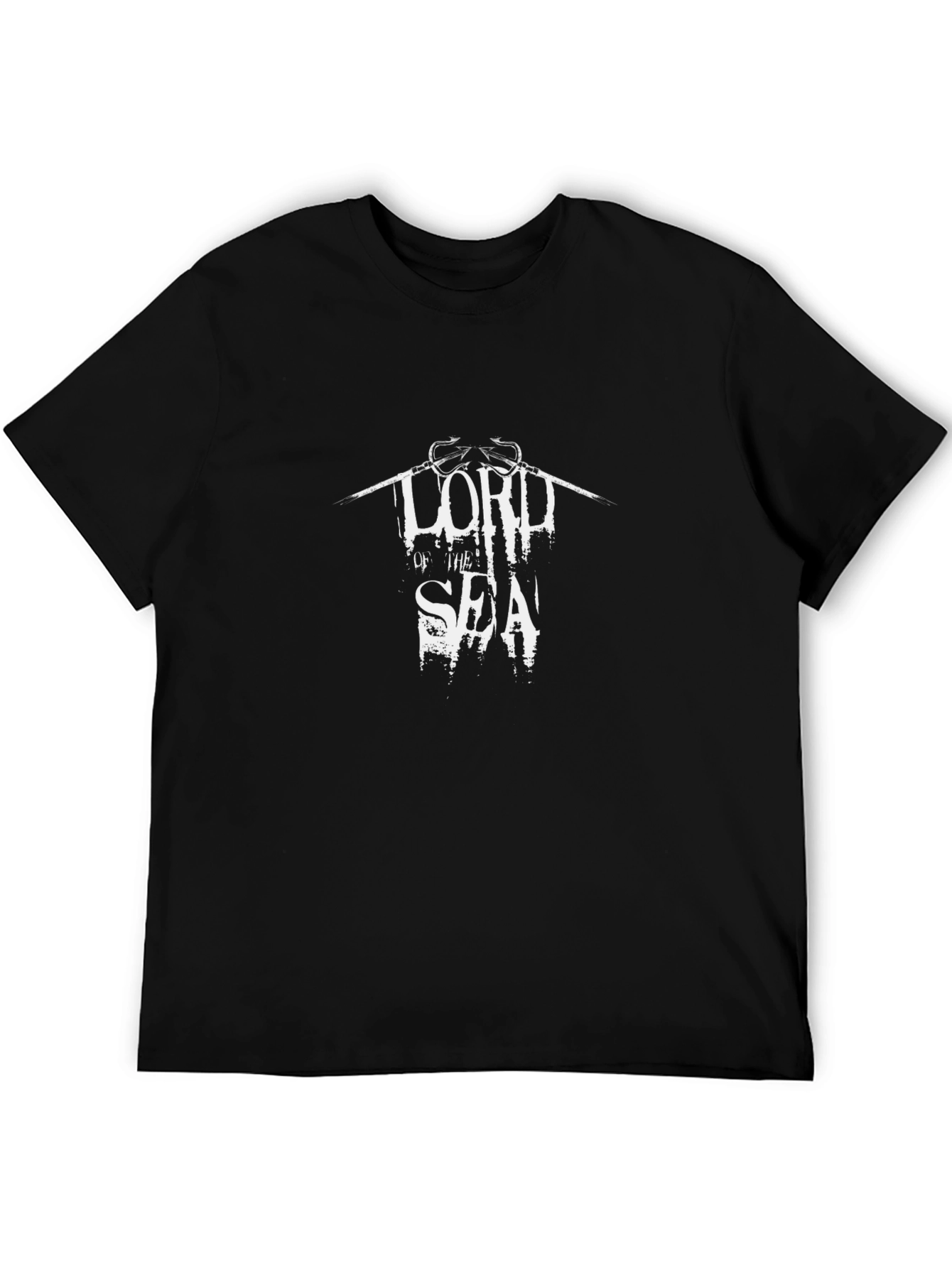 Lord of The Sea Black Graphic Tee