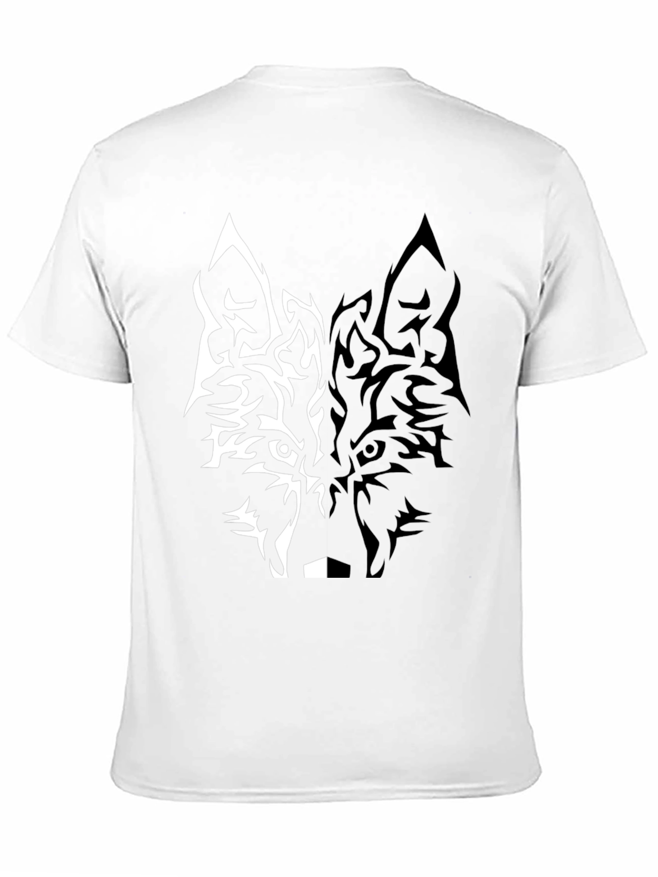 Wolf Graphic Tee - Black Short Sleeve T-Shirt