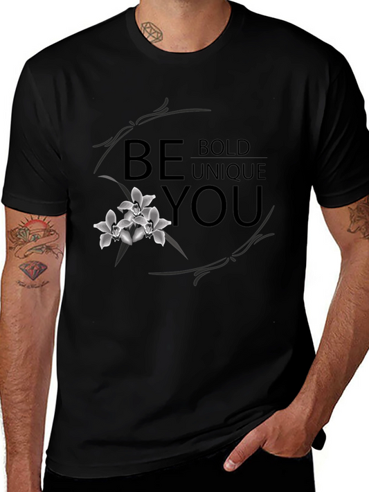 Be Bold Unique You - Graphic Print Tee