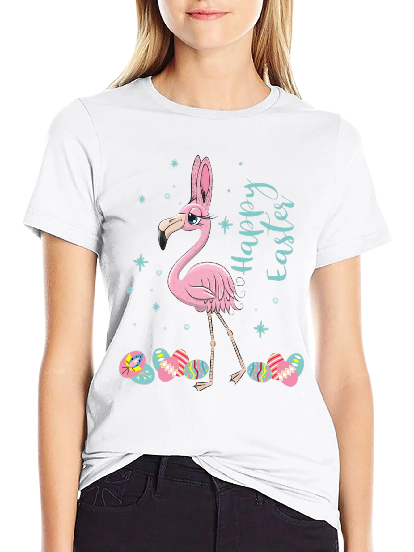 Easter Flamingo T-Shirt