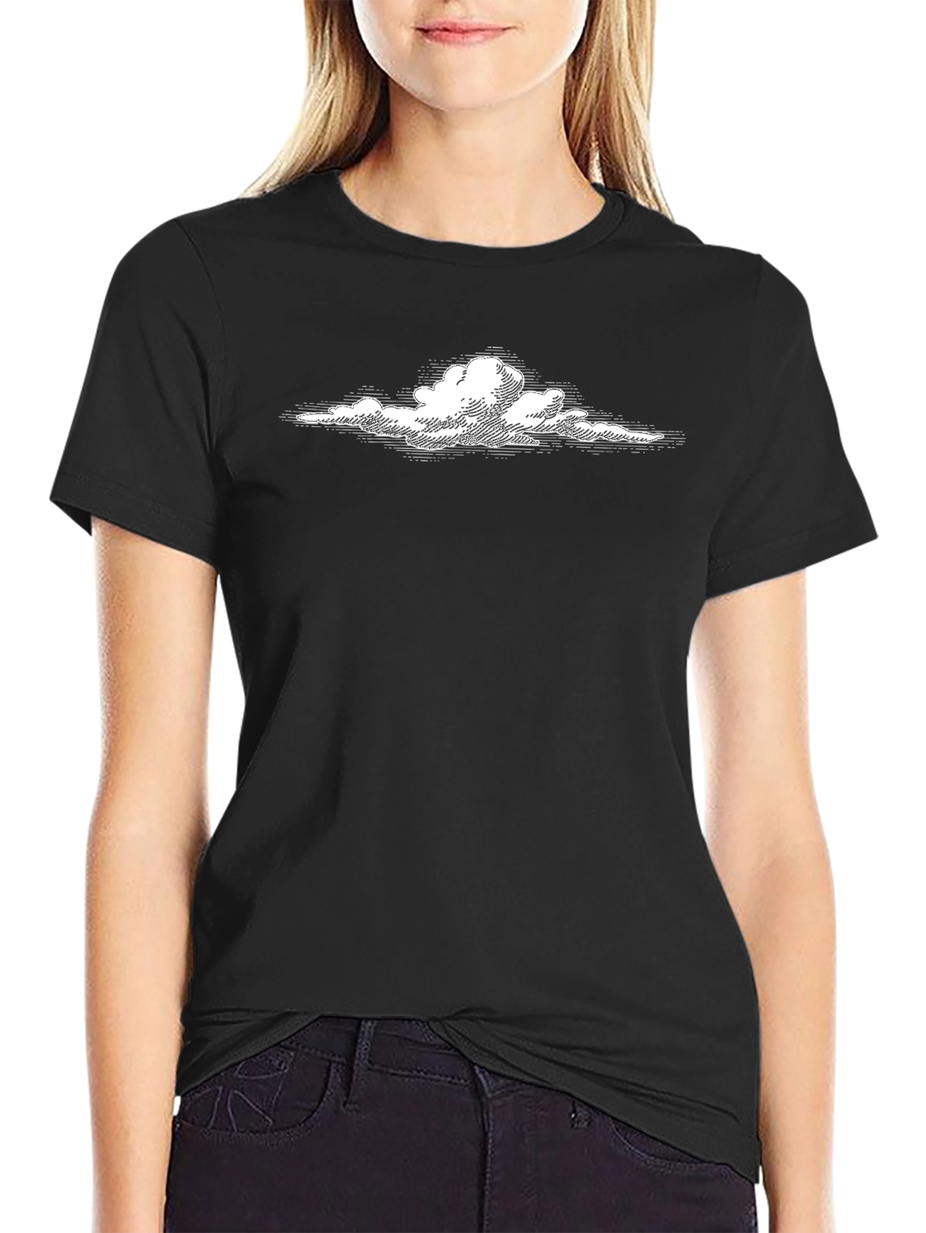 Cloud Graphic T-Shirt - Soft Cotton Blend