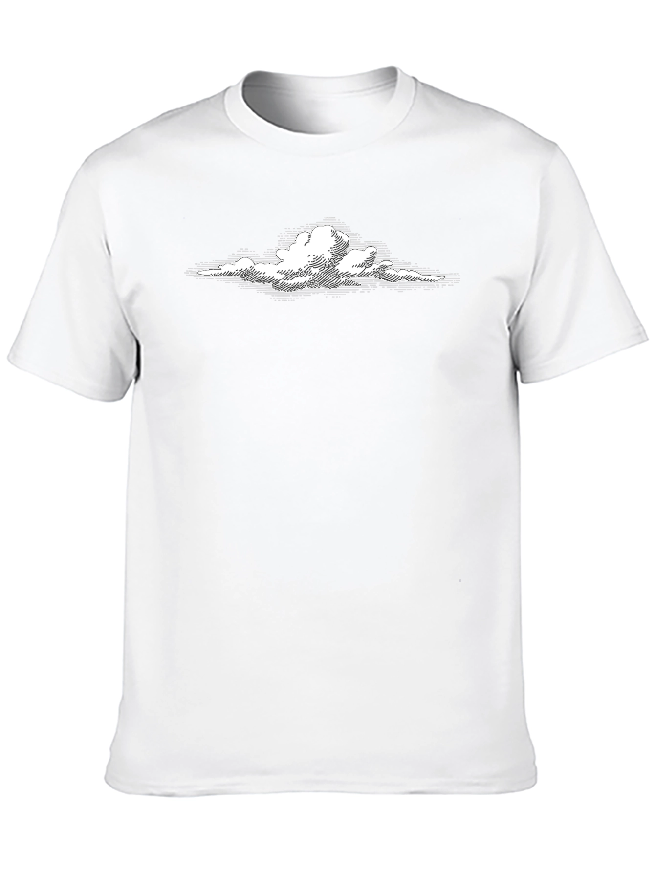 Cloud Graphic T-Shirt - Soft Cotton Blend