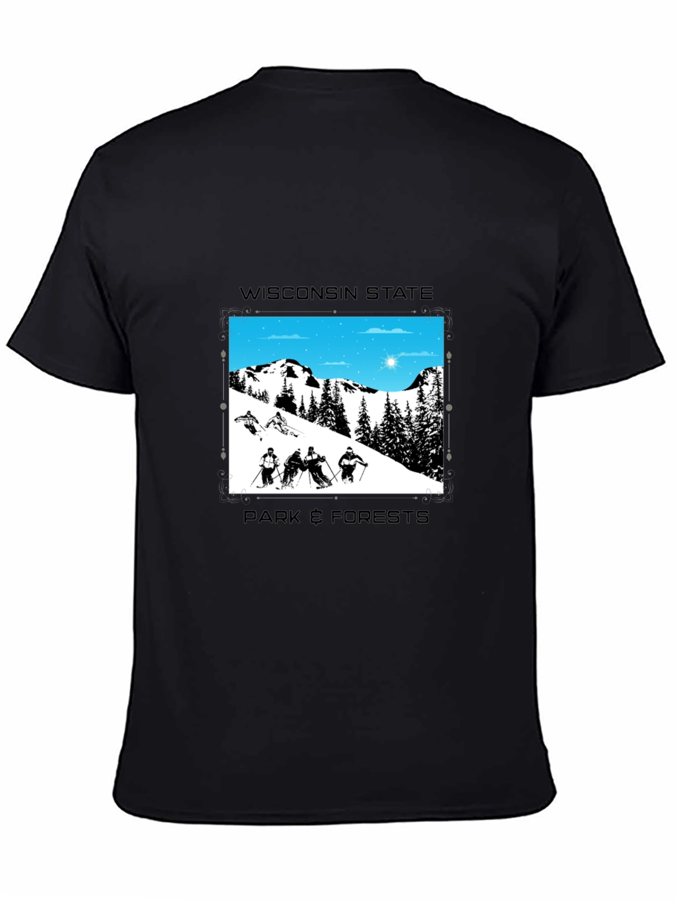Wisconsin State Park & Forests Graphic T-Shirt
