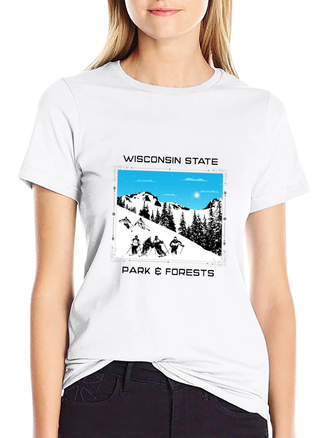 Wisconsin State Park & Forests Graphic T-Shirt