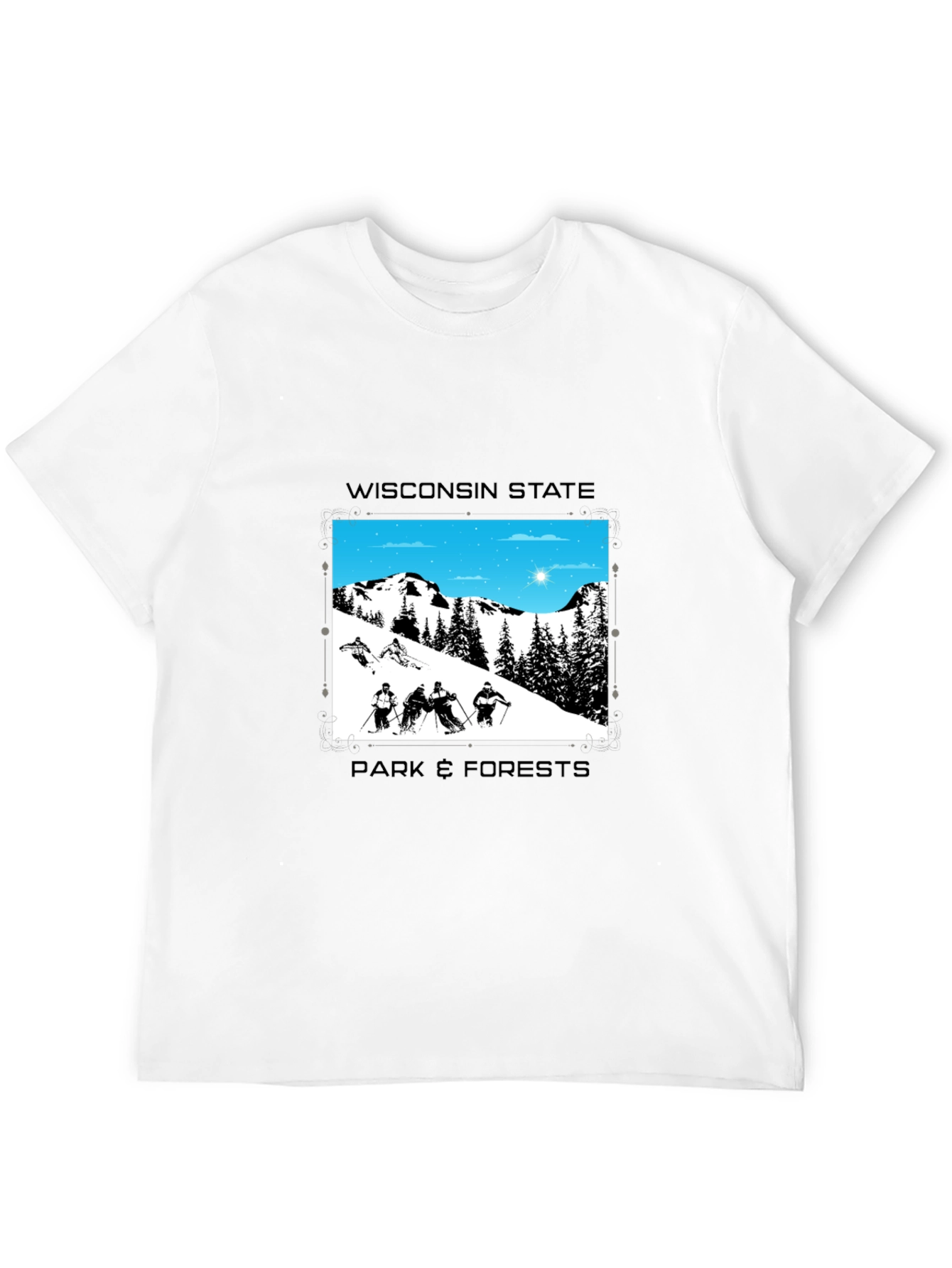 Wisconsin State Park & Forests Graphic T-Shirt