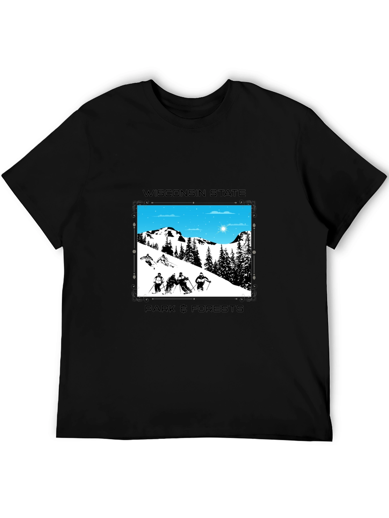 Wisconsin State Park & Forests Graphic T-Shirt