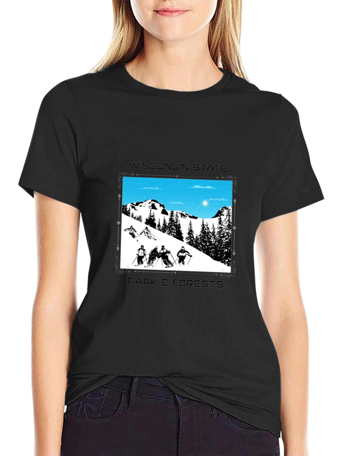 Wisconsin State Park & Forests Graphic T-Shirt