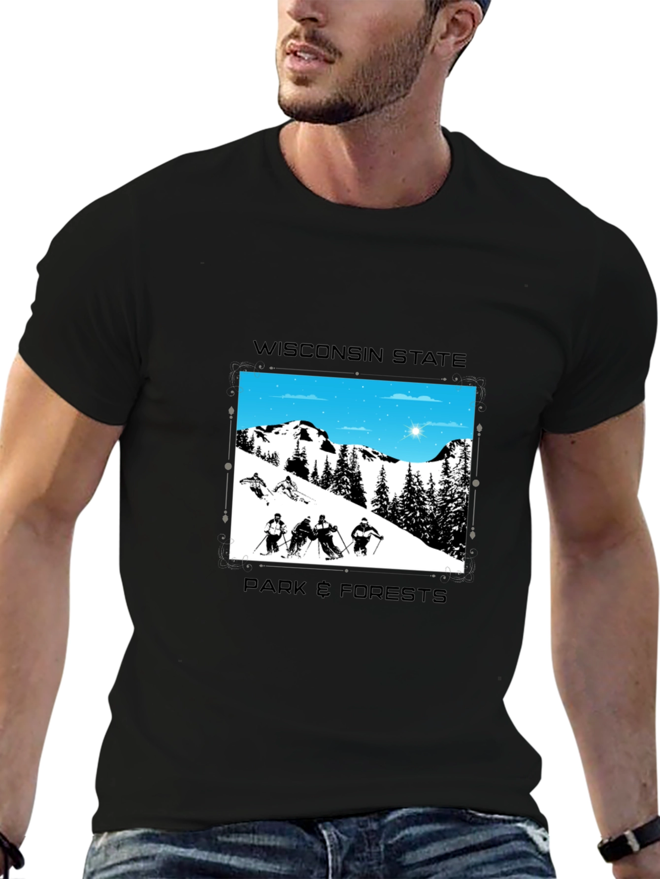 Wisconsin State Park & Forests Graphic T-Shirt