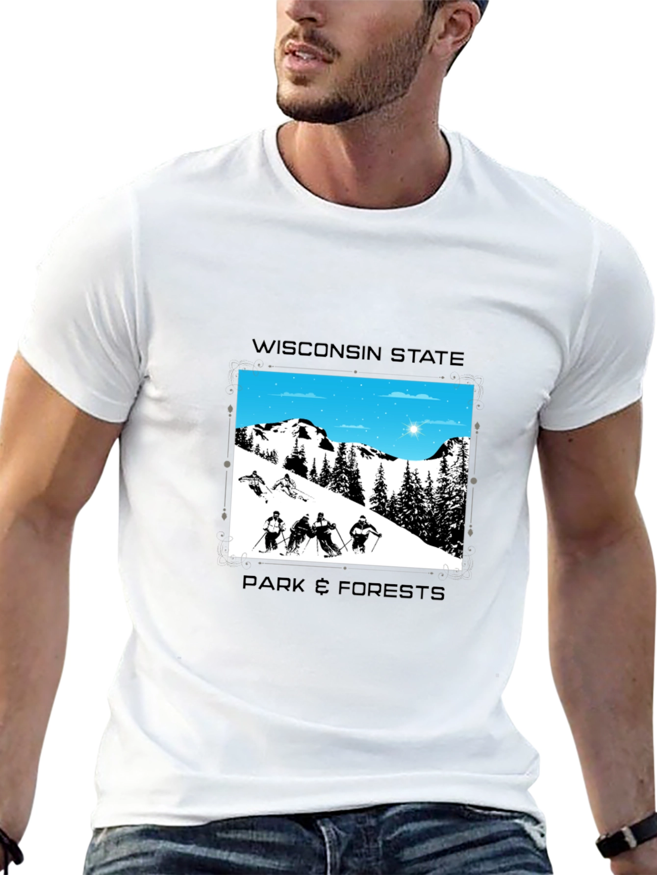 Wisconsin State Park & Forests Graphic T-Shirt