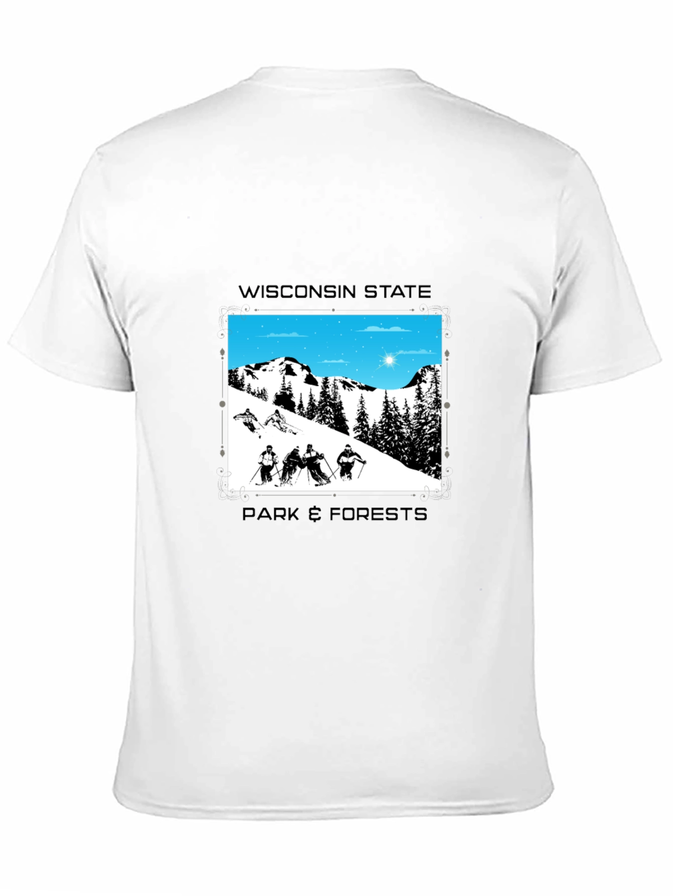Wisconsin State Park & Forests Graphic T-Shirt