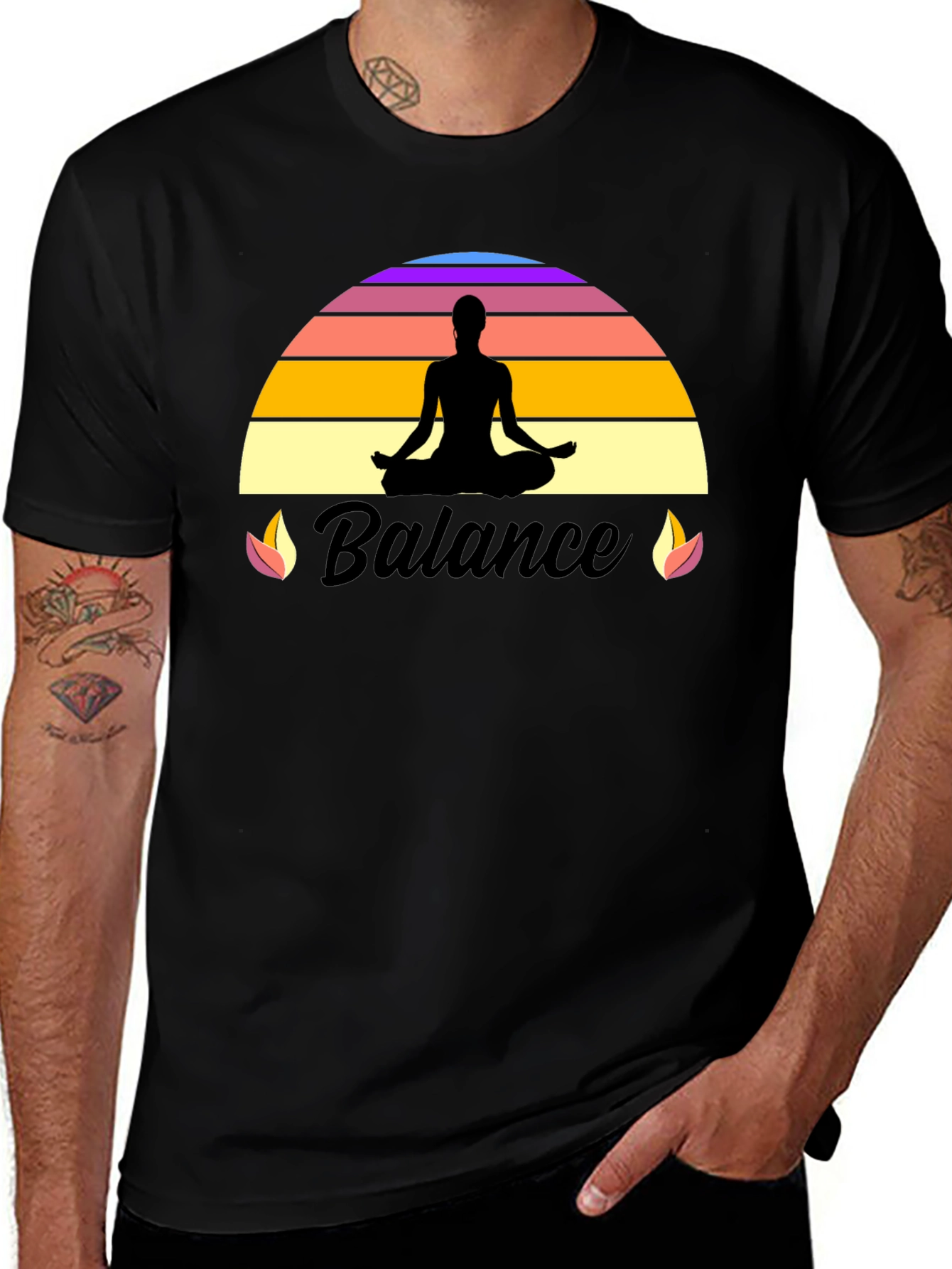 Balance Yoga T-Shirt - Meditate in Style