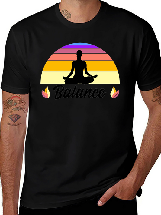 Balance Yoga T-Shirt - Meditate in Style