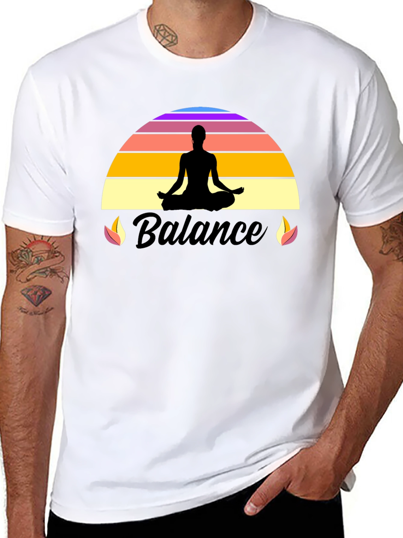 Balance Yoga T-Shirt - Meditate in Style
