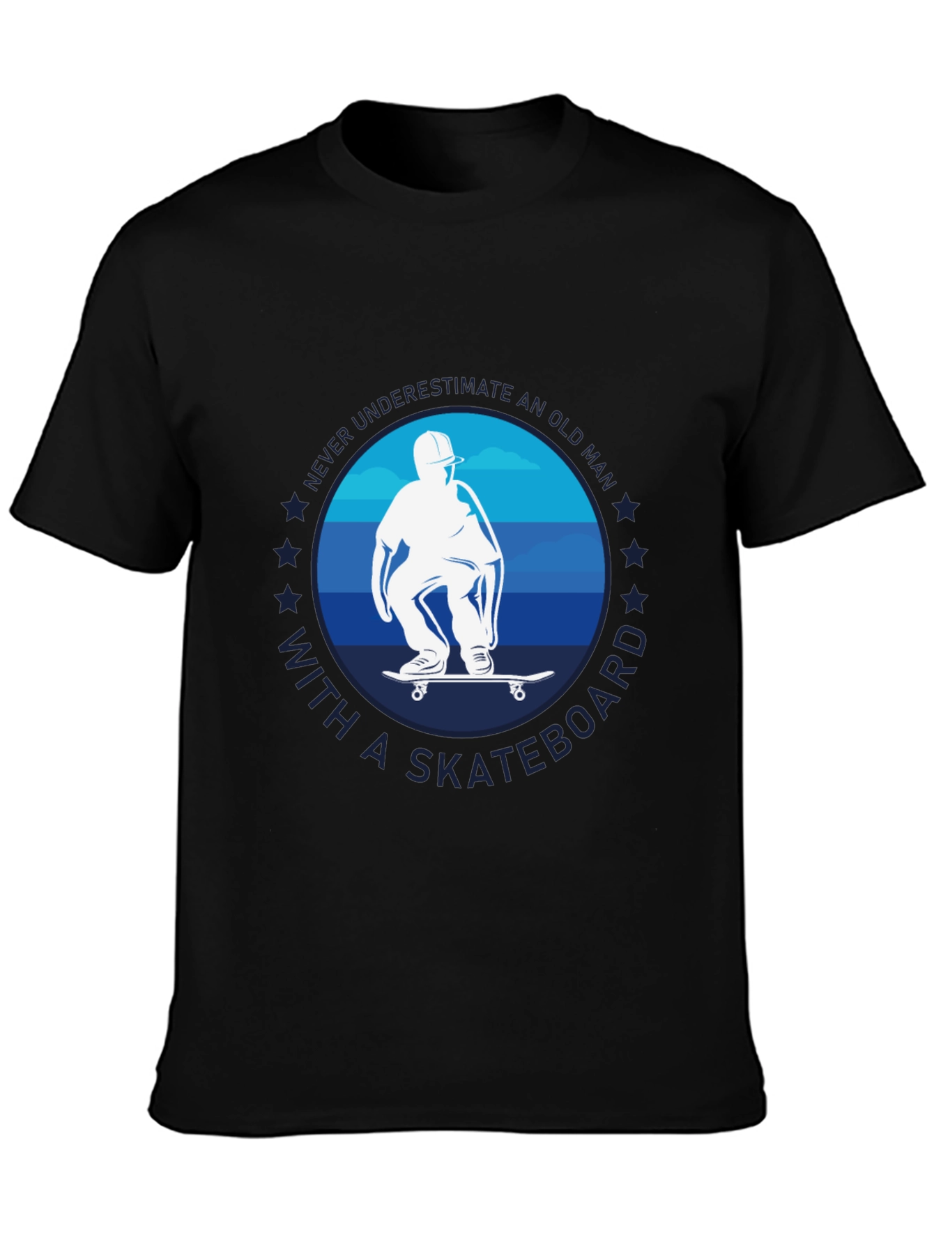 Old Man Skateboard T-Shirt