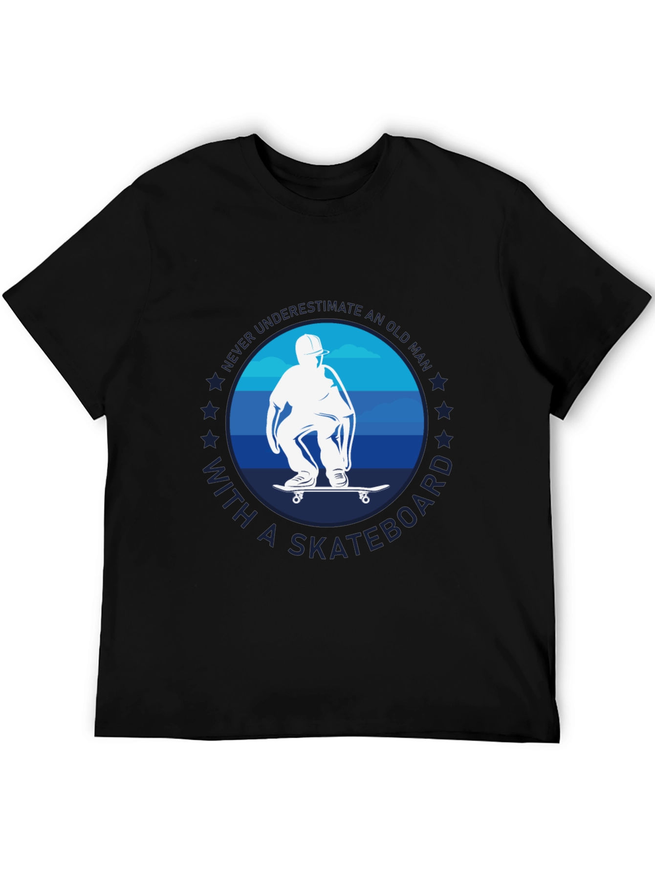 Old Man Skateboard T-Shirt