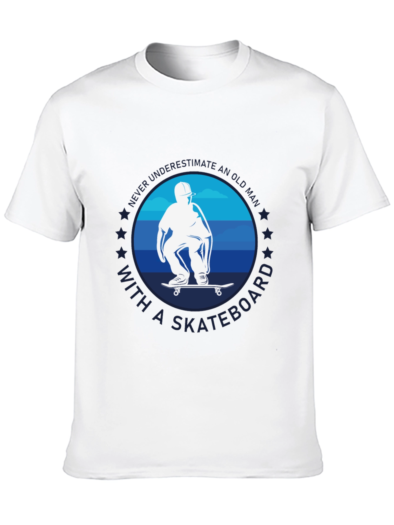 Old Man Skateboard T-Shirt