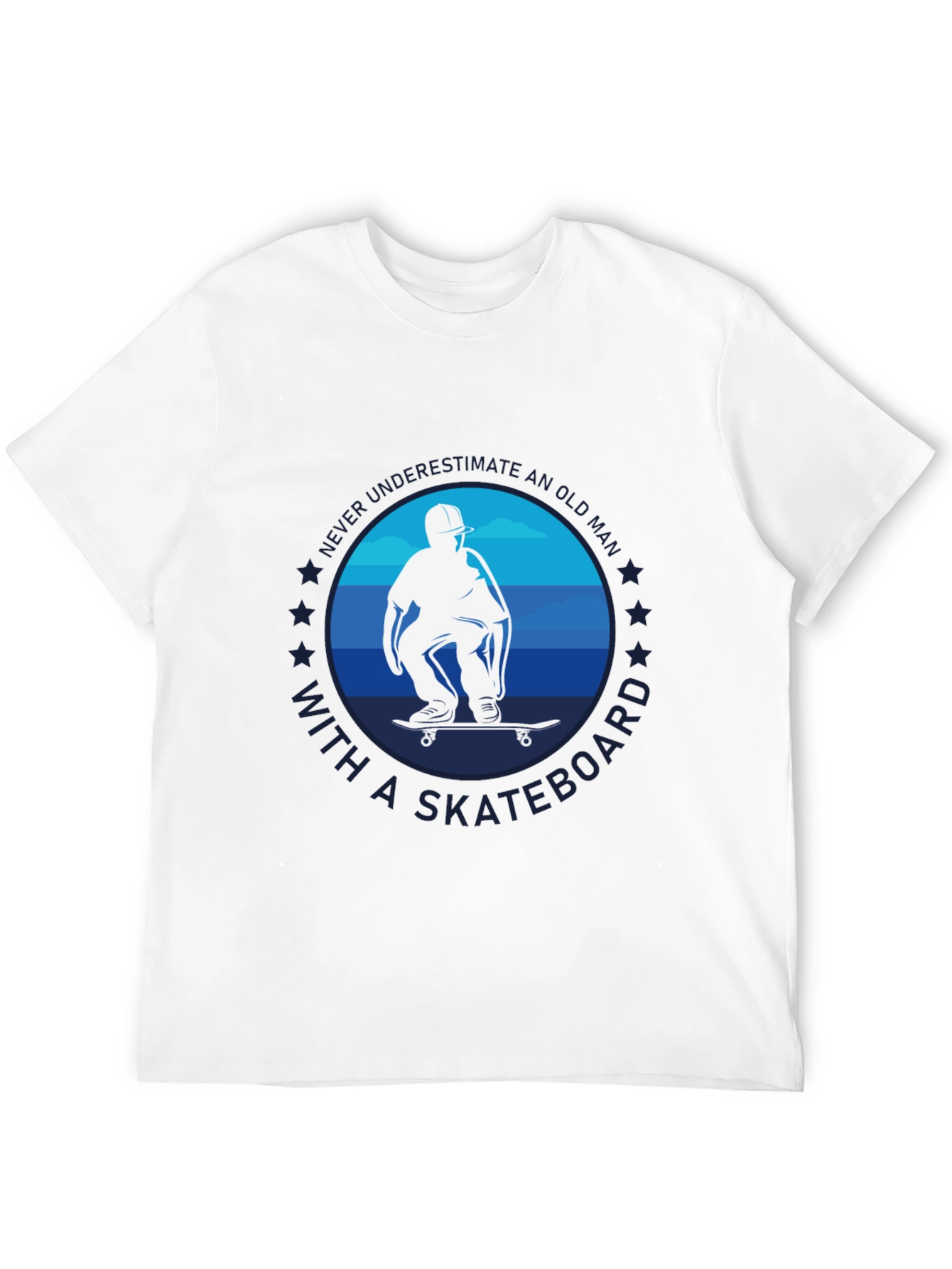 Old Man Skateboard T-Shirt