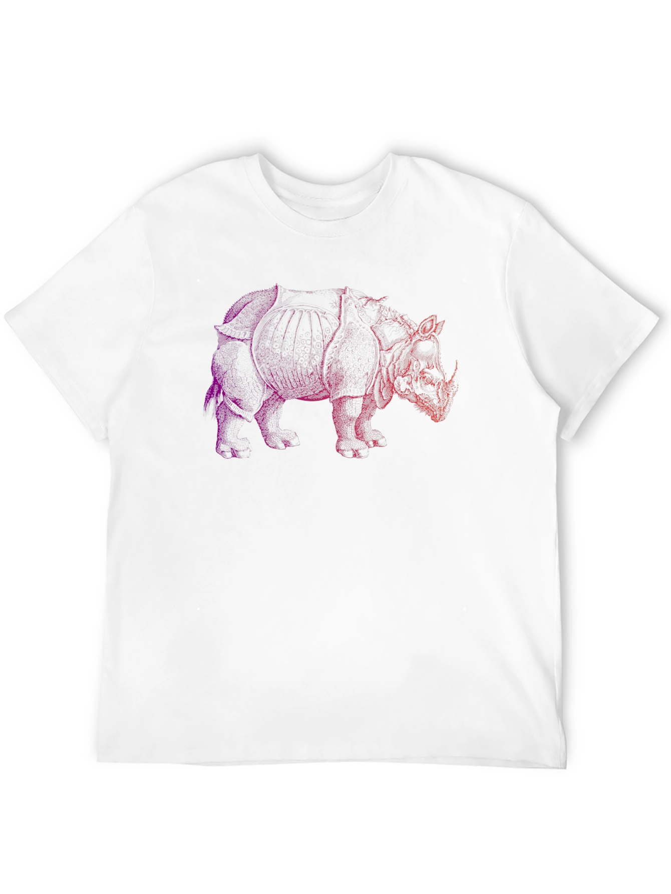 Rhinoceros Graphic Tee - Bold Animal Print Shirt