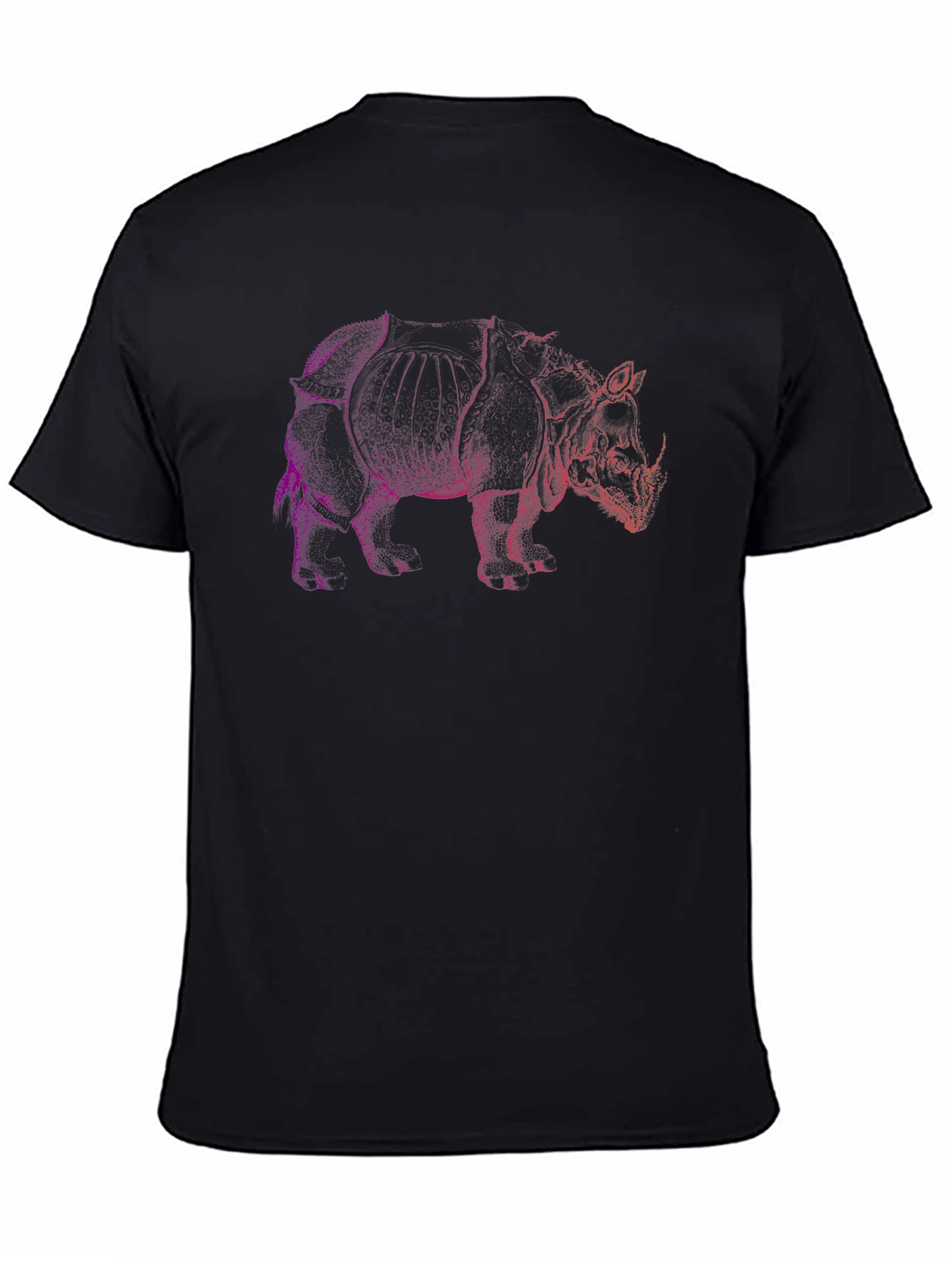 Rhinoceros Graphic Tee - Bold Animal Print Shirt