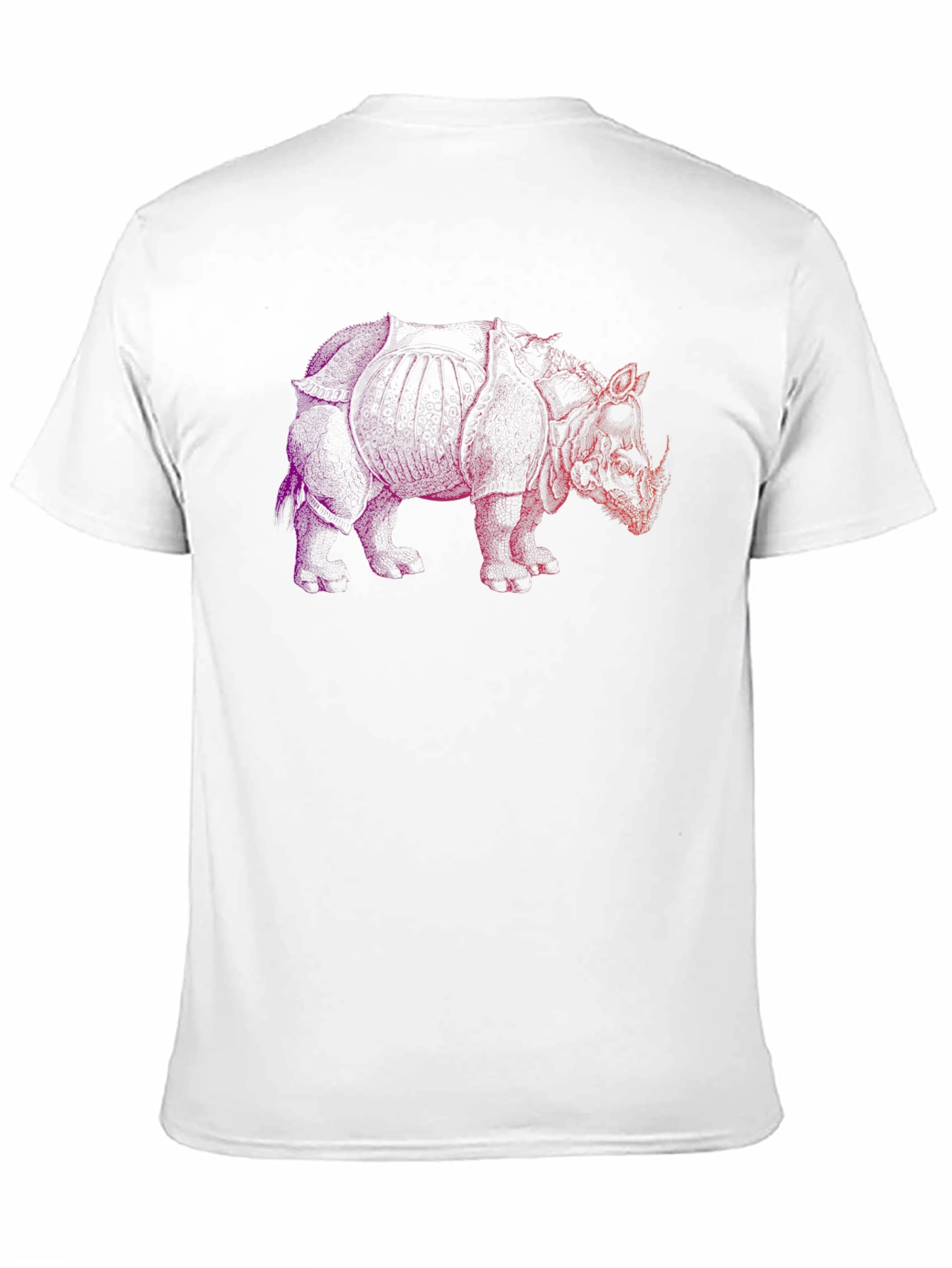 Rhinoceros Graphic Tee - Bold Animal Print Shirt