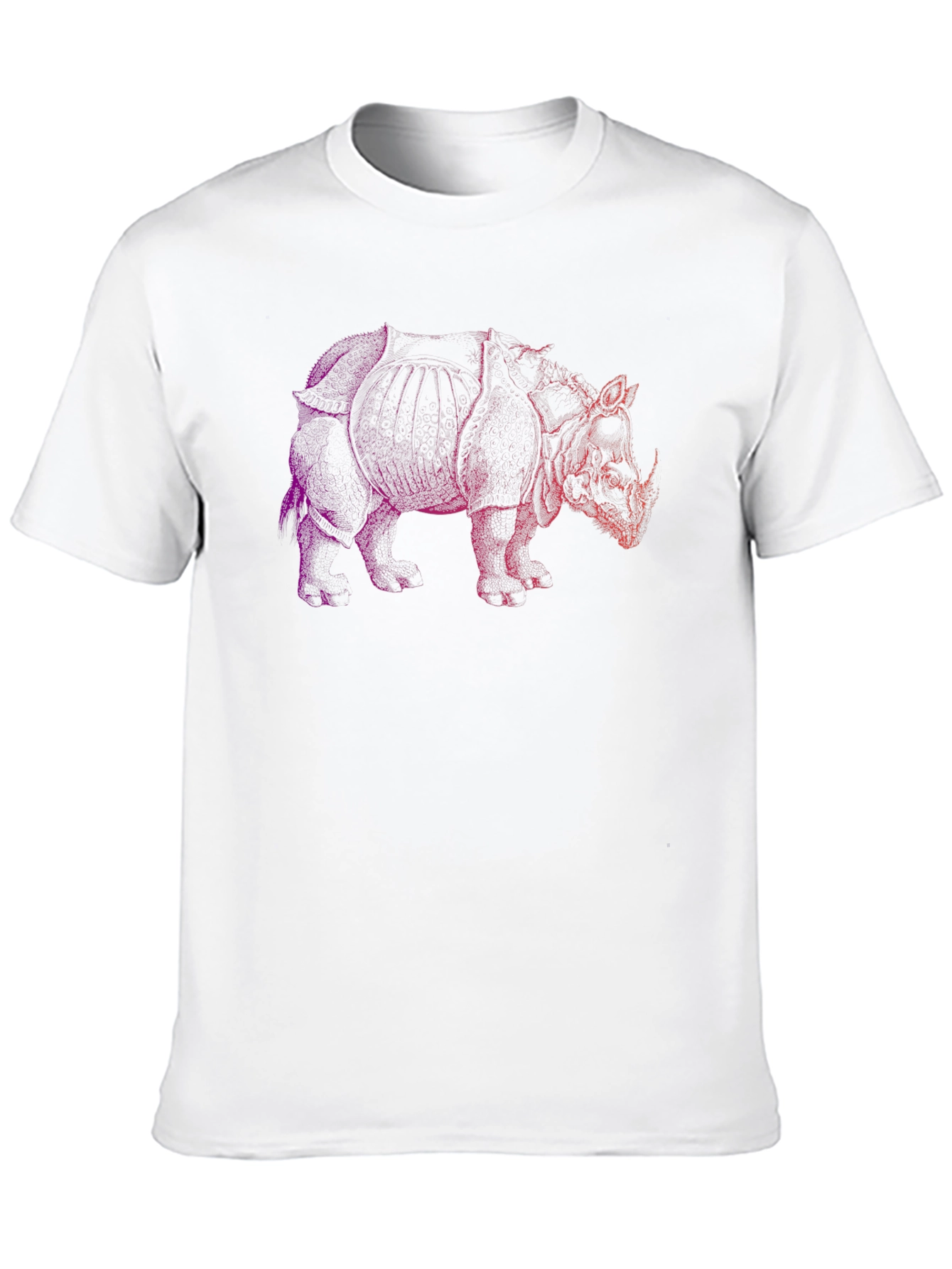 Rhinoceros Graphic Tee - Bold Animal Print Shirt
