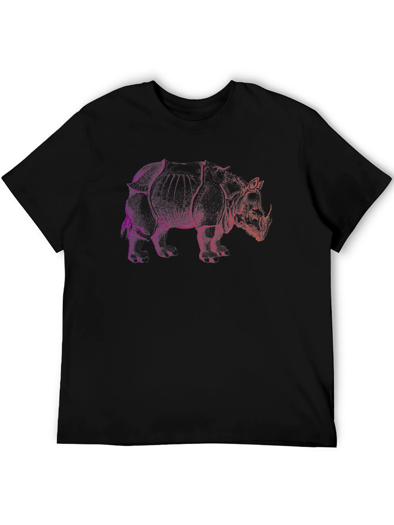 Rhinoceros Graphic Tee - Bold Animal Print Shirt