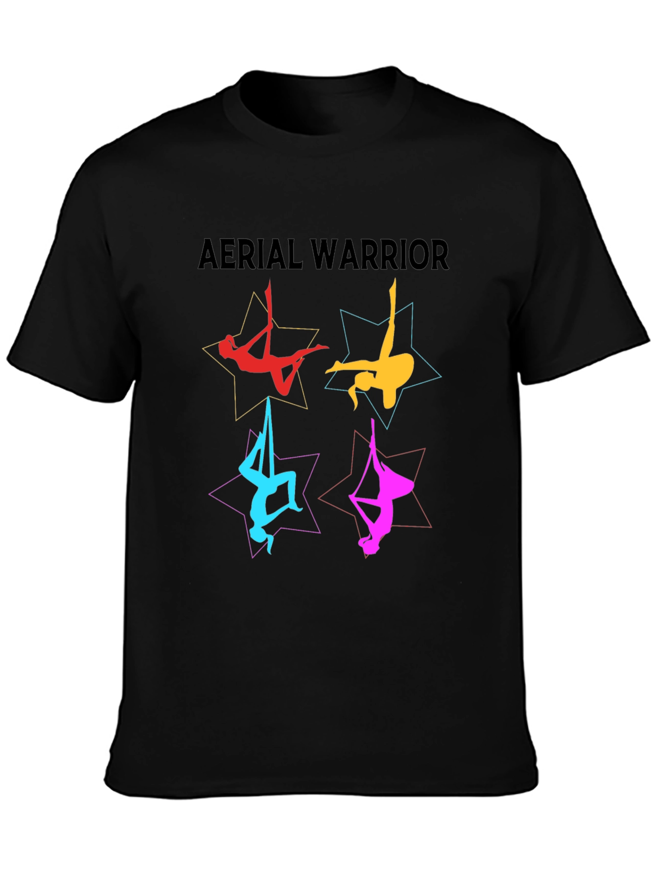 Aerial Warrior T-Shirt - Stylish Acrobatics Design