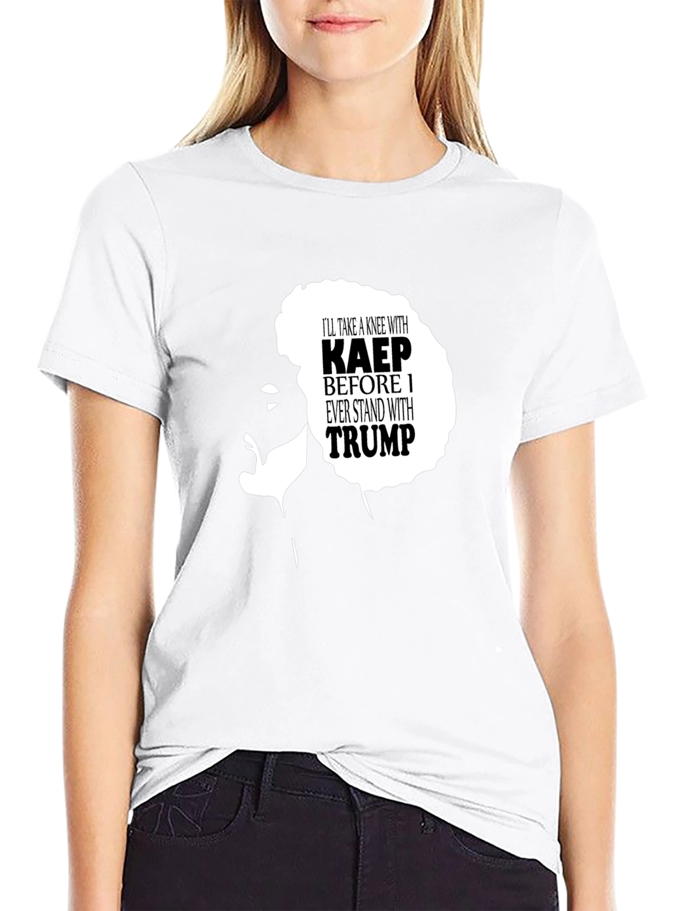 Kneel With Kaepernick T-Shirt - Political Statement Tee