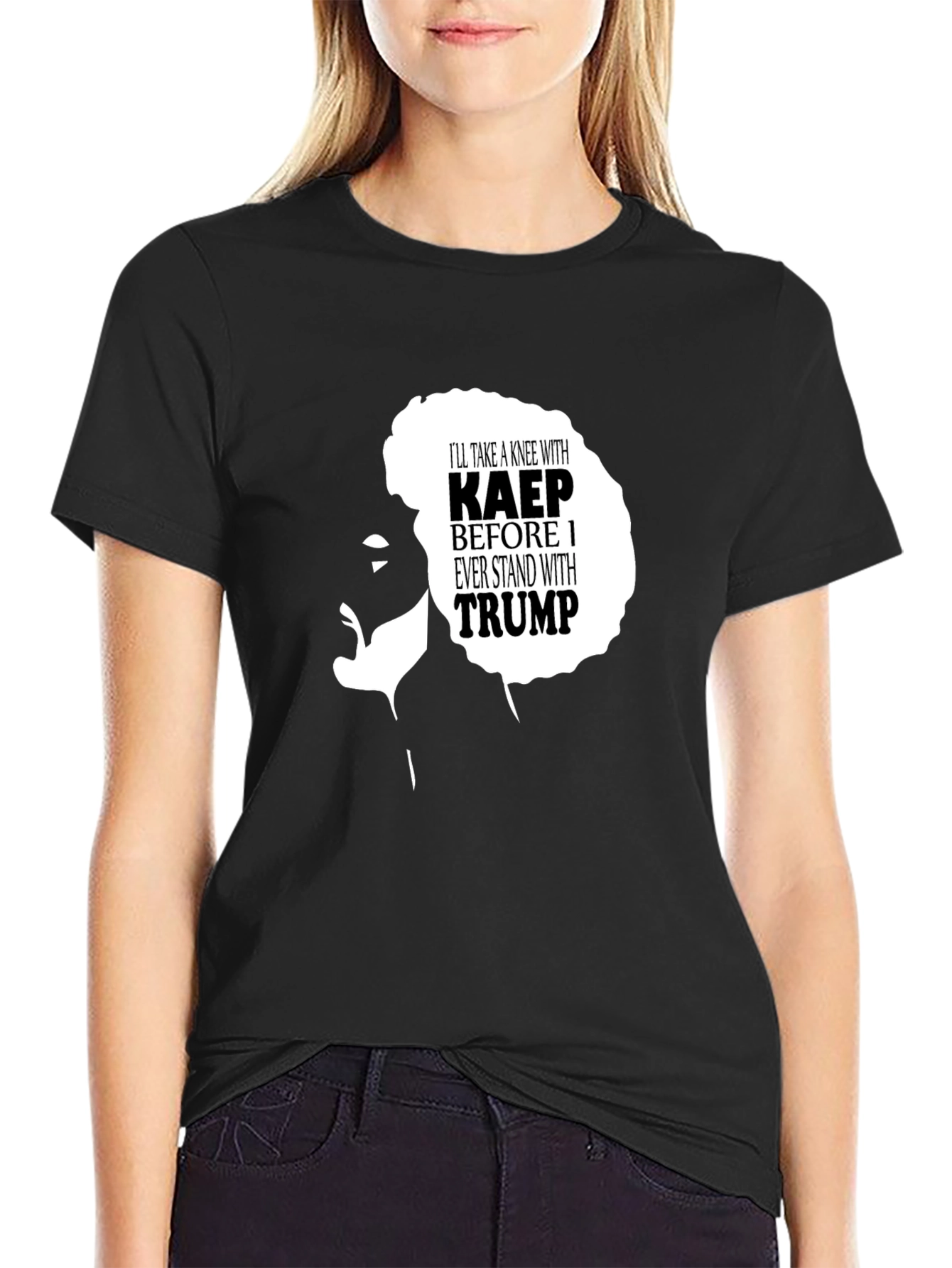 Kneel With Kaepernick T-Shirt - Political Statement Tee