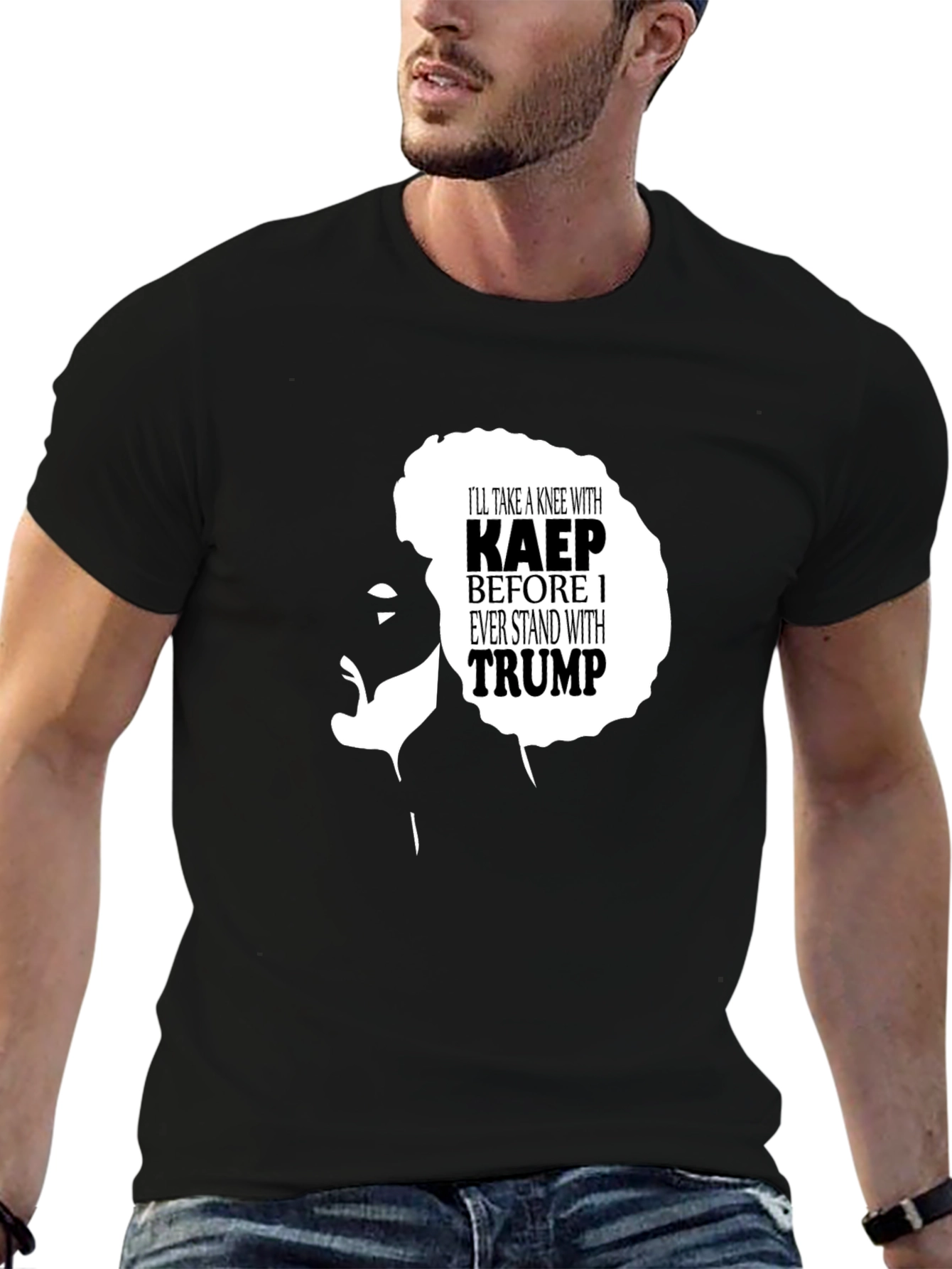 Kneel With Kaepernick T-Shirt - Political Statement Tee
