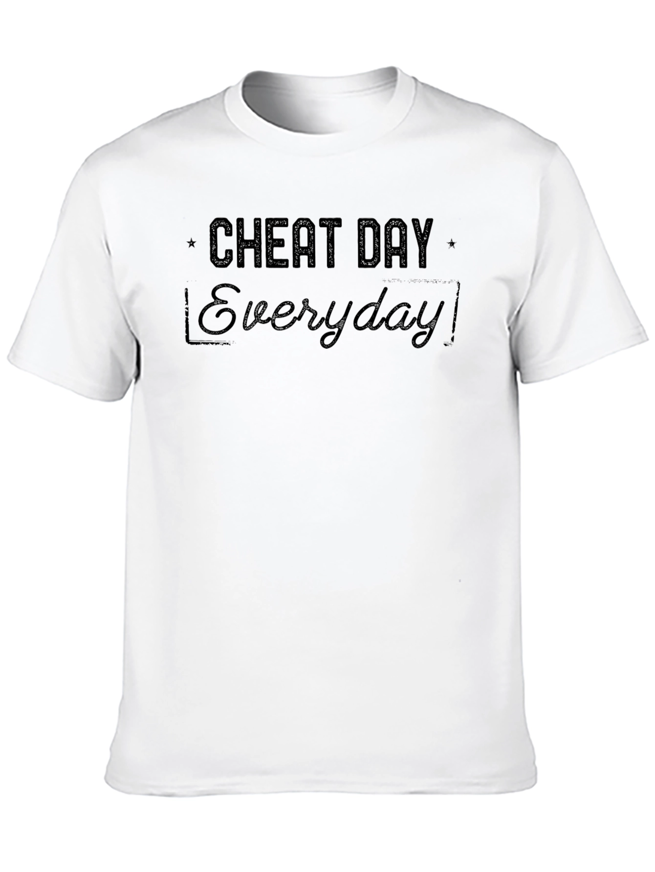 Cheat Day Everyday Black T-Shirt