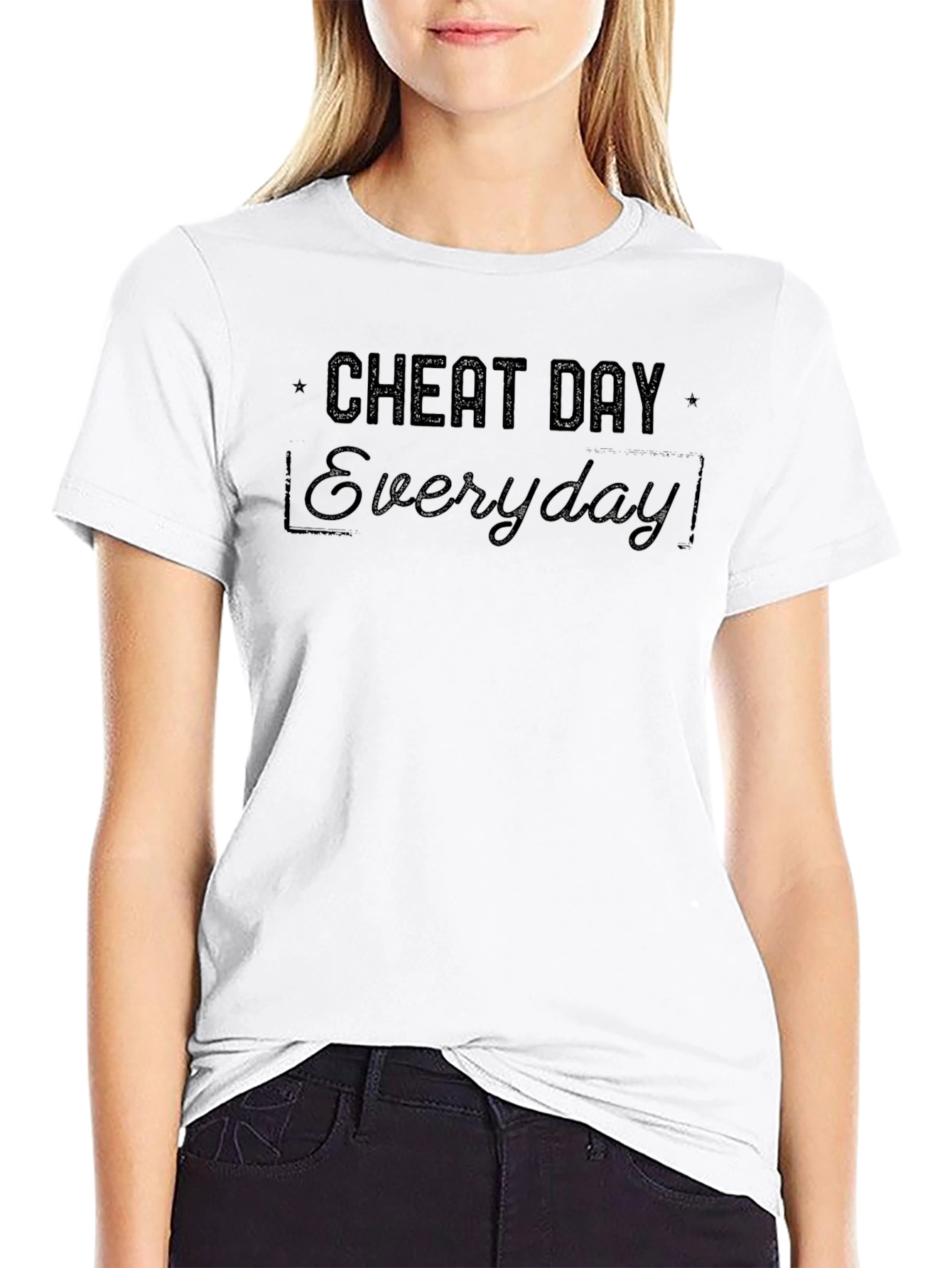 Cheat Day Everyday Black T-Shirt