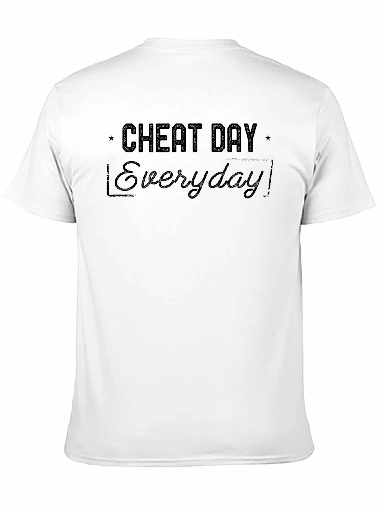 Cheat Day Everyday Black T-Shirt