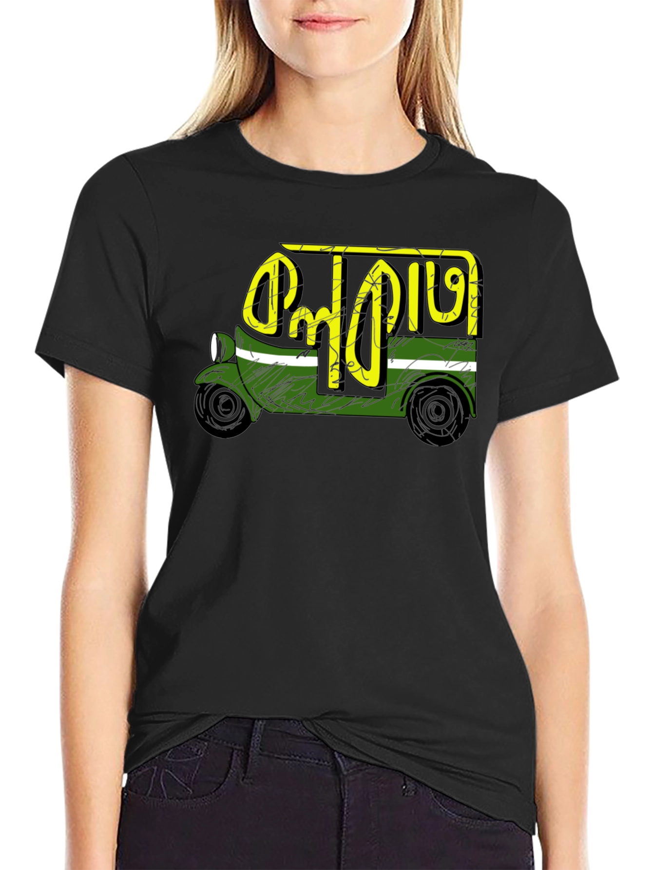 Cool Dhaka Rickshaw Art Tee