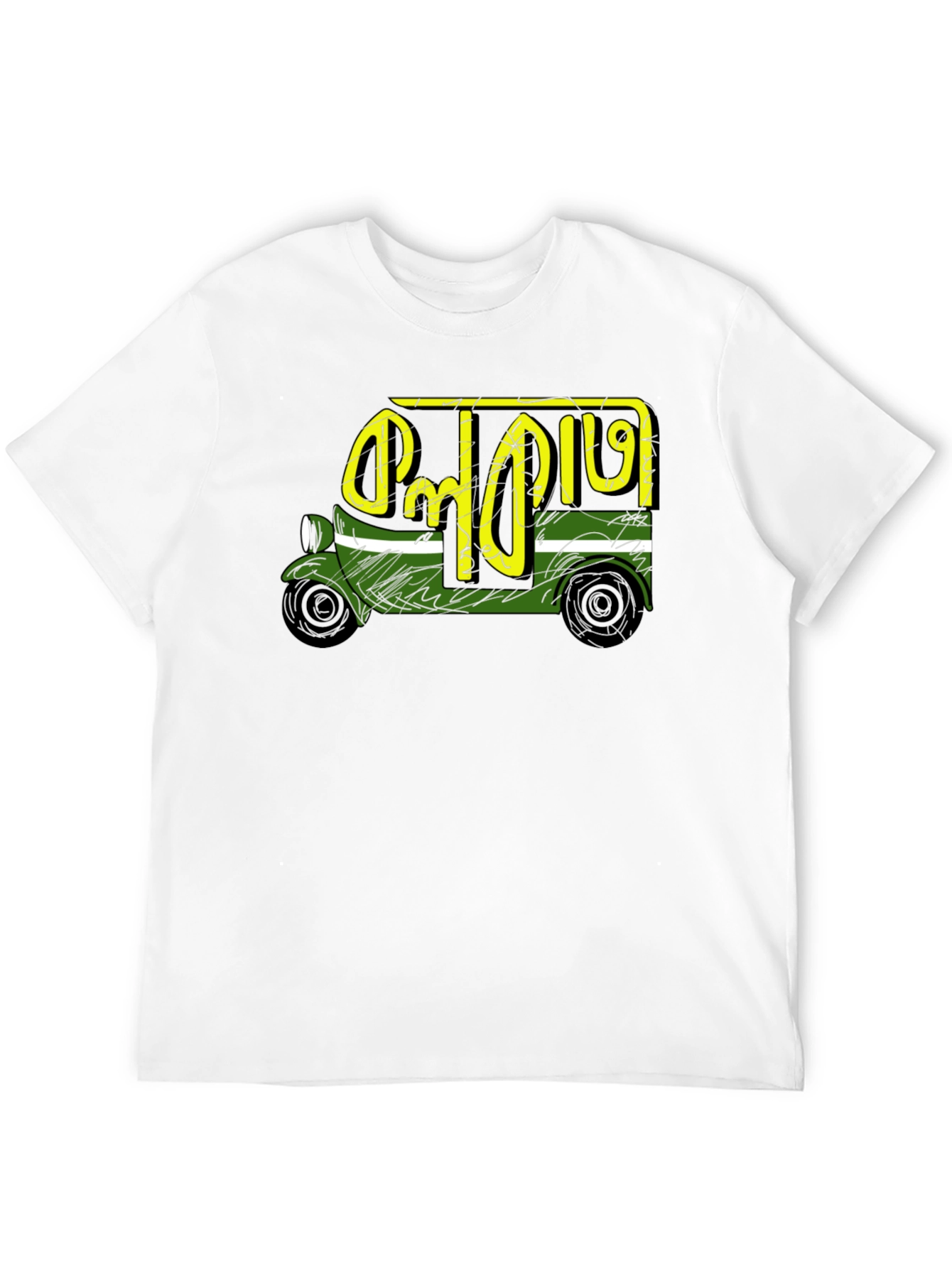 Cool Dhaka Rickshaw Art Tee
