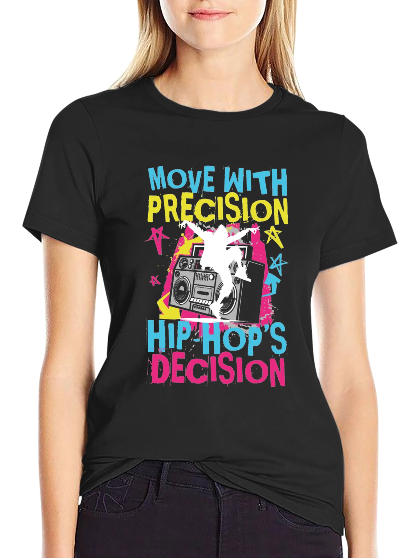 Hip Hop Move with Precision Graphic Tee